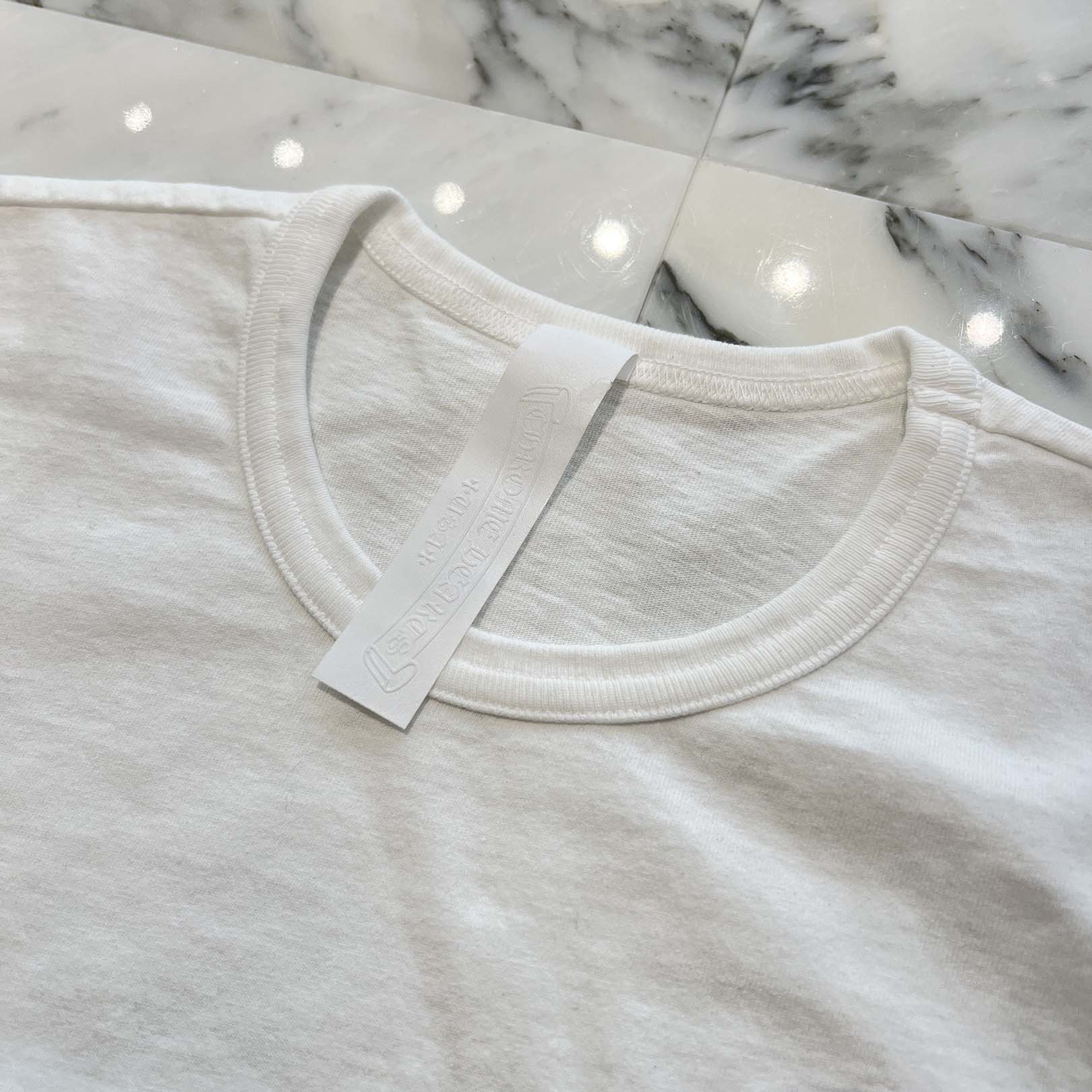 CHROME HEARTS Y NOT Vertical Logo Embroidery Tee Size M クロムハーツ ワイノット ヴァーティカルロゴ 刺繍 Tシャツ サイズM