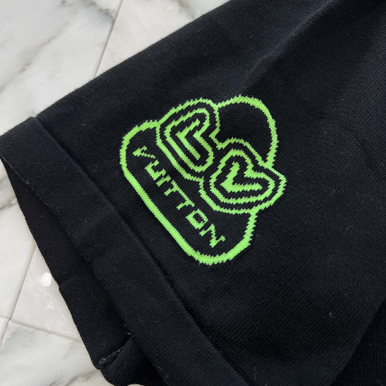 LOUIS VUITTON 2022AW LV1854 Graphic Knit Tee 1AAGO7 Size XXL ルイヴィトン LV1854 グラフィック ニットTシャツ サイズXXL