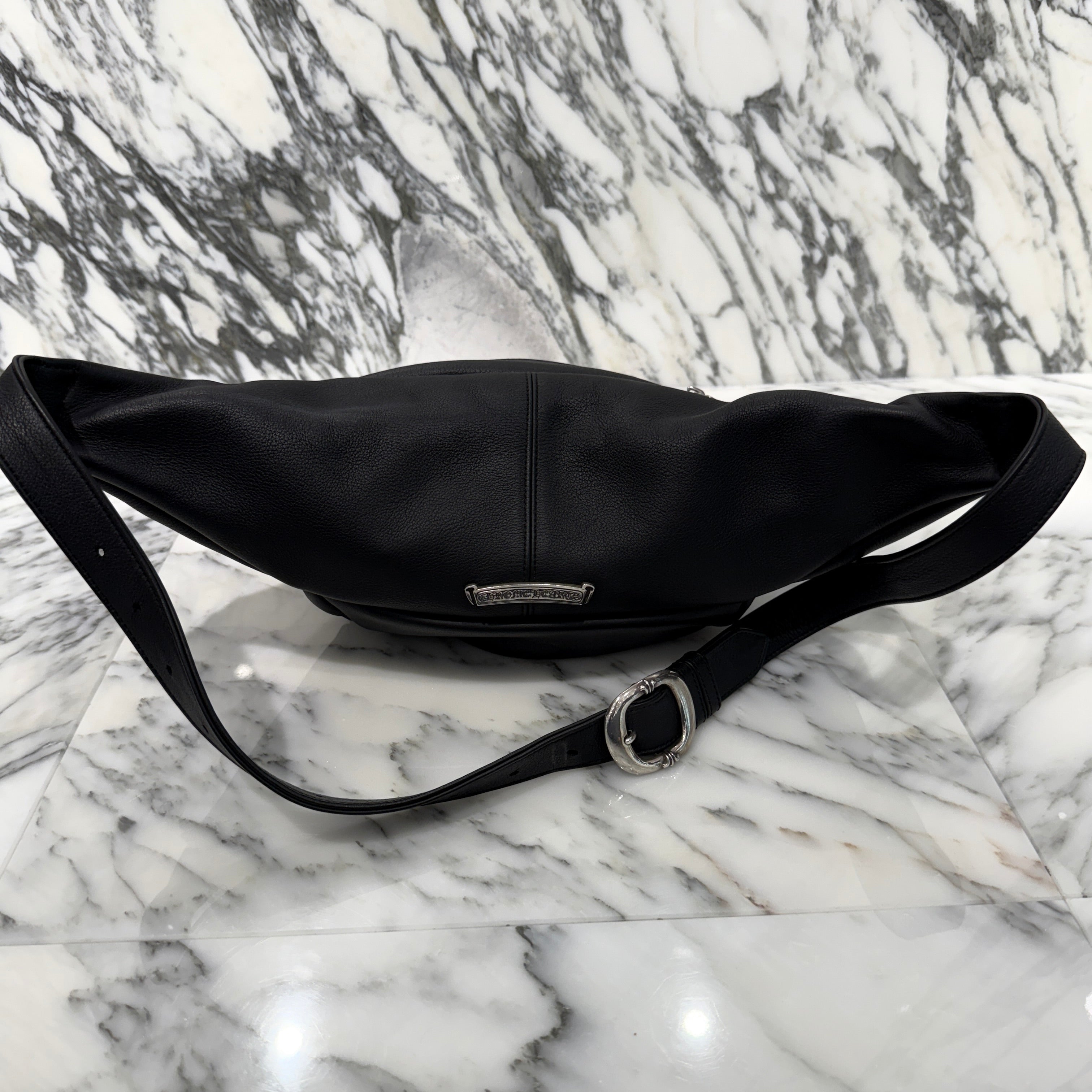 CHROME HEARTS 1 SNAT PACK MEDIUM LEATHER WAIST BAG クロムハーツ 1スナットパック ミディアムレザー ウェストバッグ