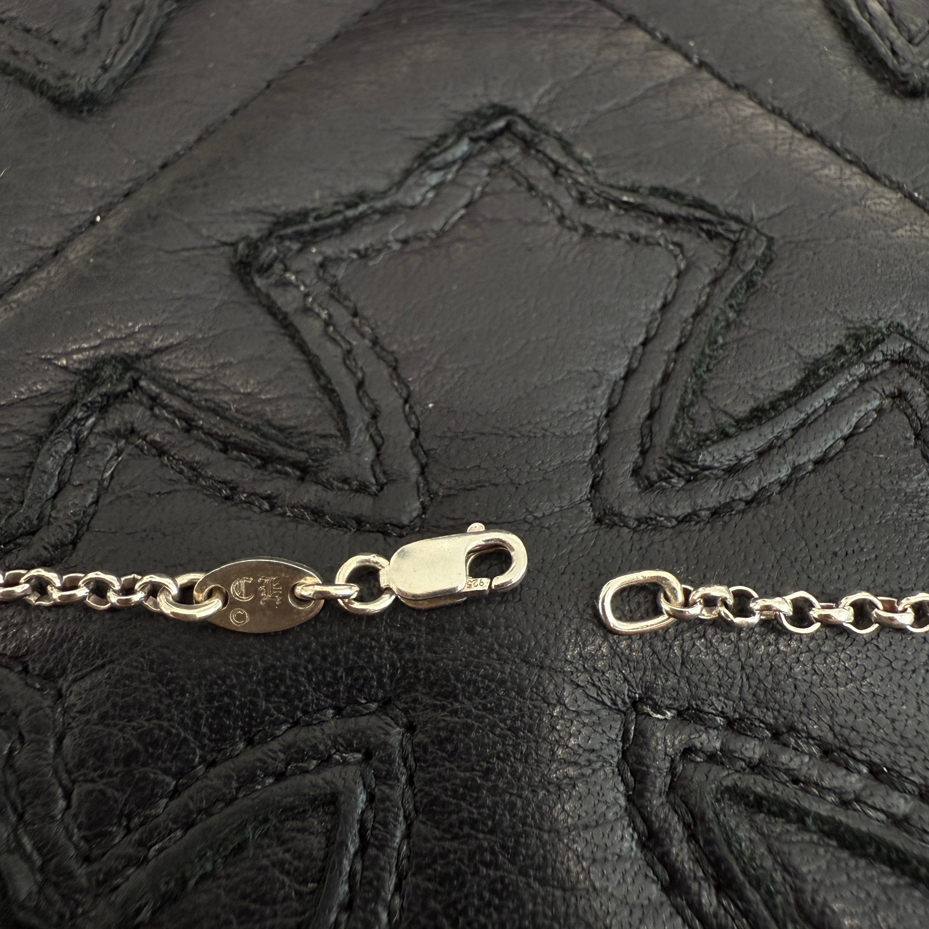 CHROME HEARTS Roll Chain Necklace Size 16 Inch クロムハーツ ロール