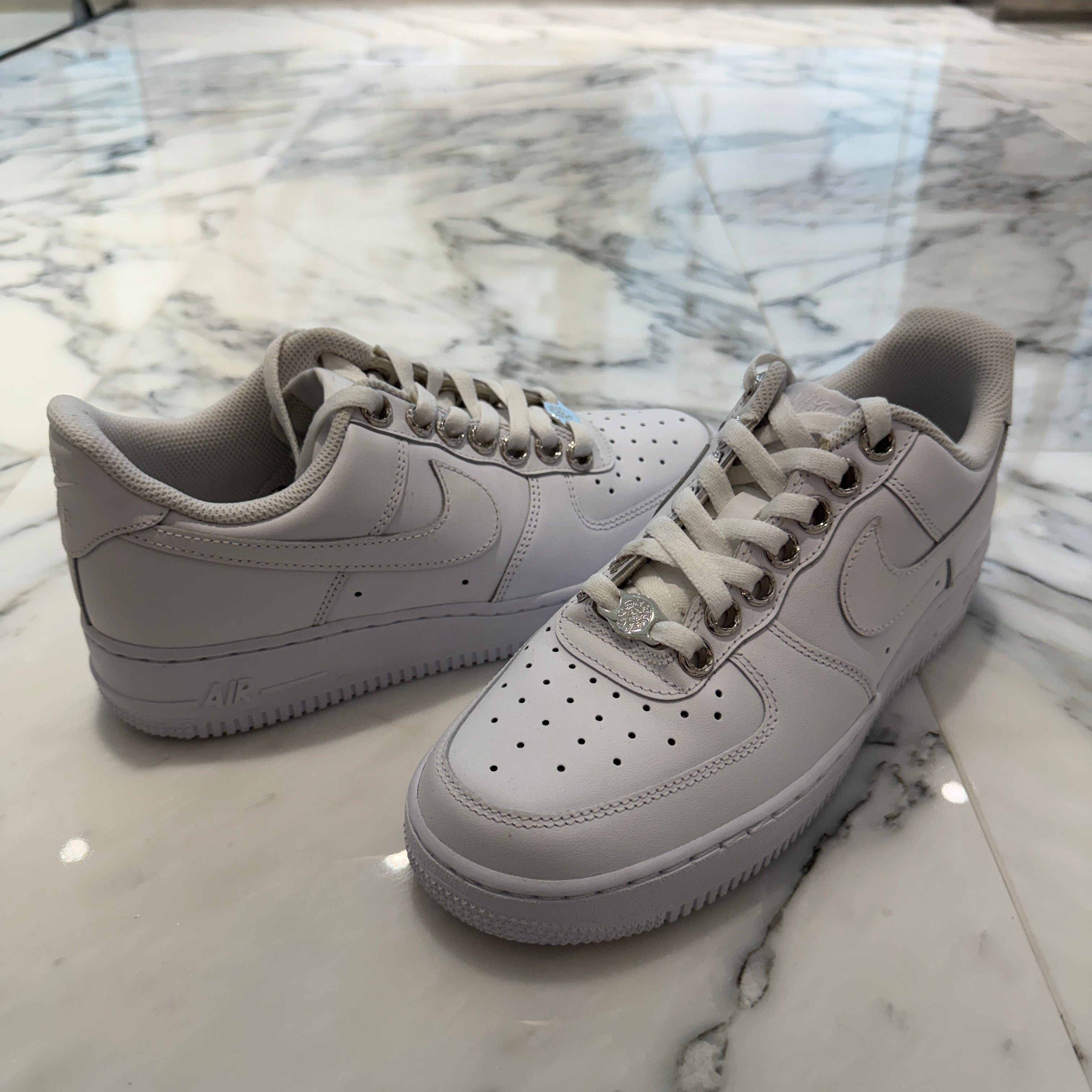 CHROME HEARTS × NIKE AIR FORCE 1 LOW Custom Leather Sneakers Size US7(25.0cm) クロムハーツ×ナイキ エアフォース1 ロー カスタム レザースニーカー サイズ US7(25.0cm)