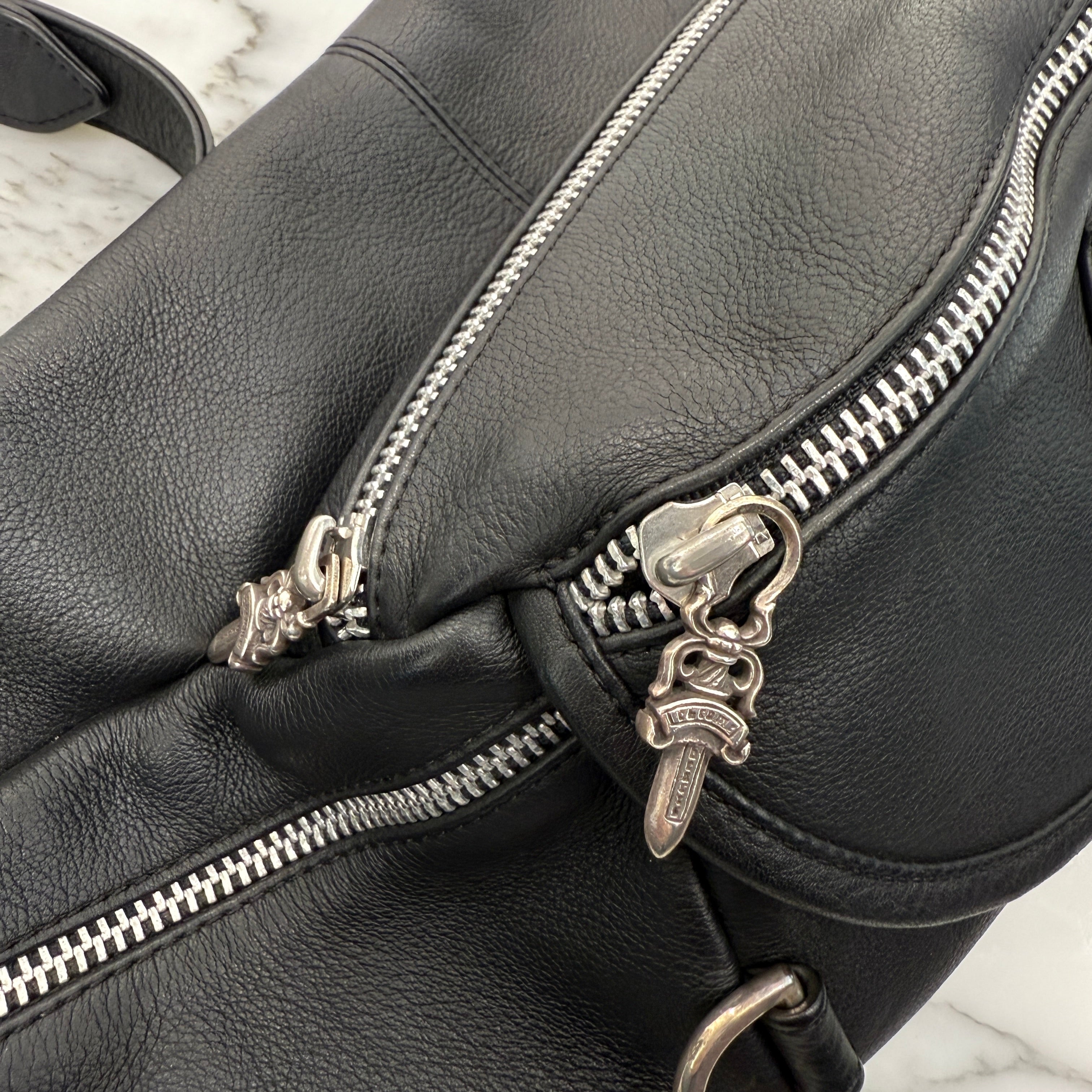 CHROME HEARTS 1 SNAT PACK MEDIUM LEATHER WAIST BAG クロムハーツ 1スナットパック ミディアムレザー ウェストバッグ