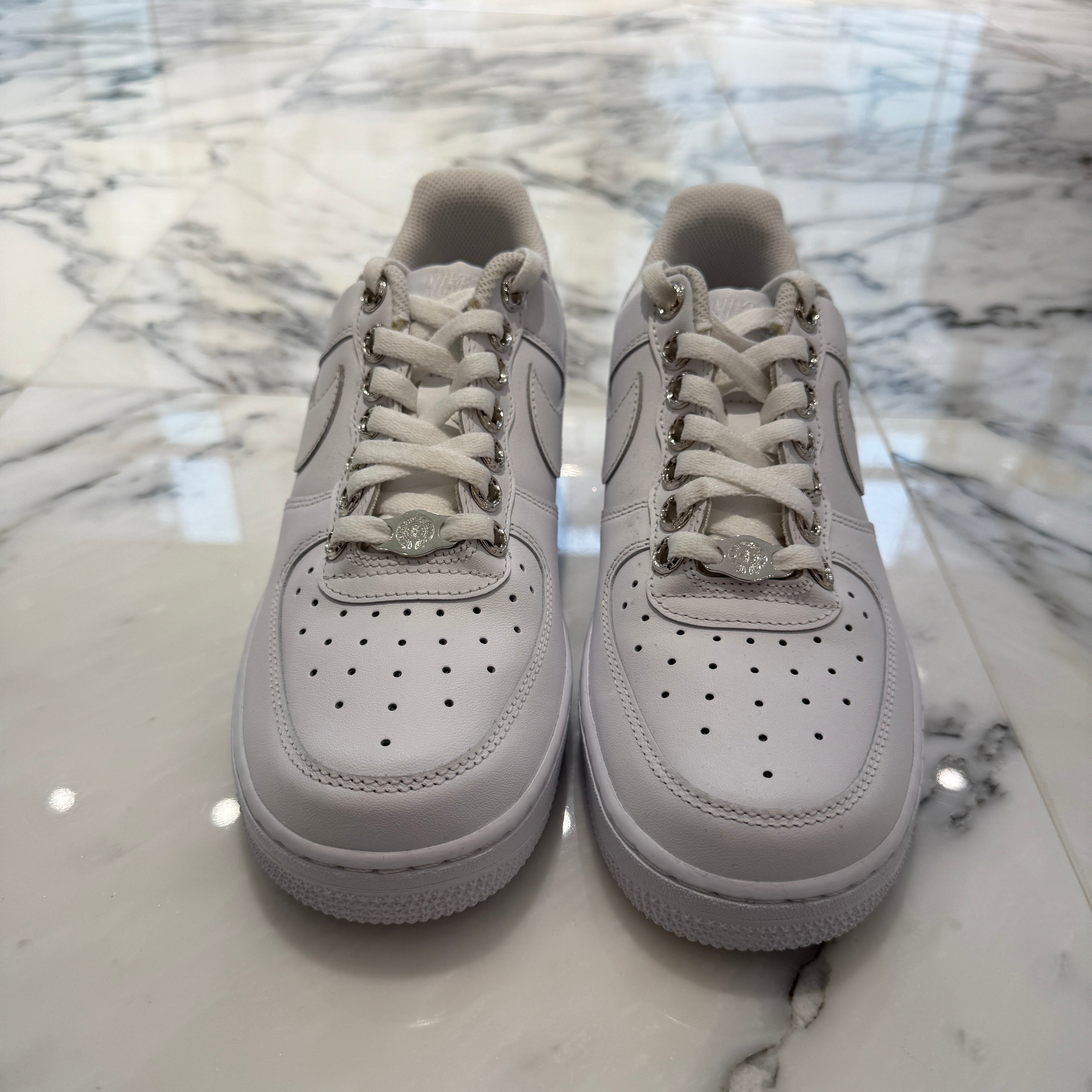 CHROME HEARTS × NIKE AIR FORCE 1 LOW Custom Leather Sneakers Size US7(25.0cm) クロムハーツ×ナイキ エアフォース1 ロー カスタム レザースニーカー サイズ US7(25.0cm)