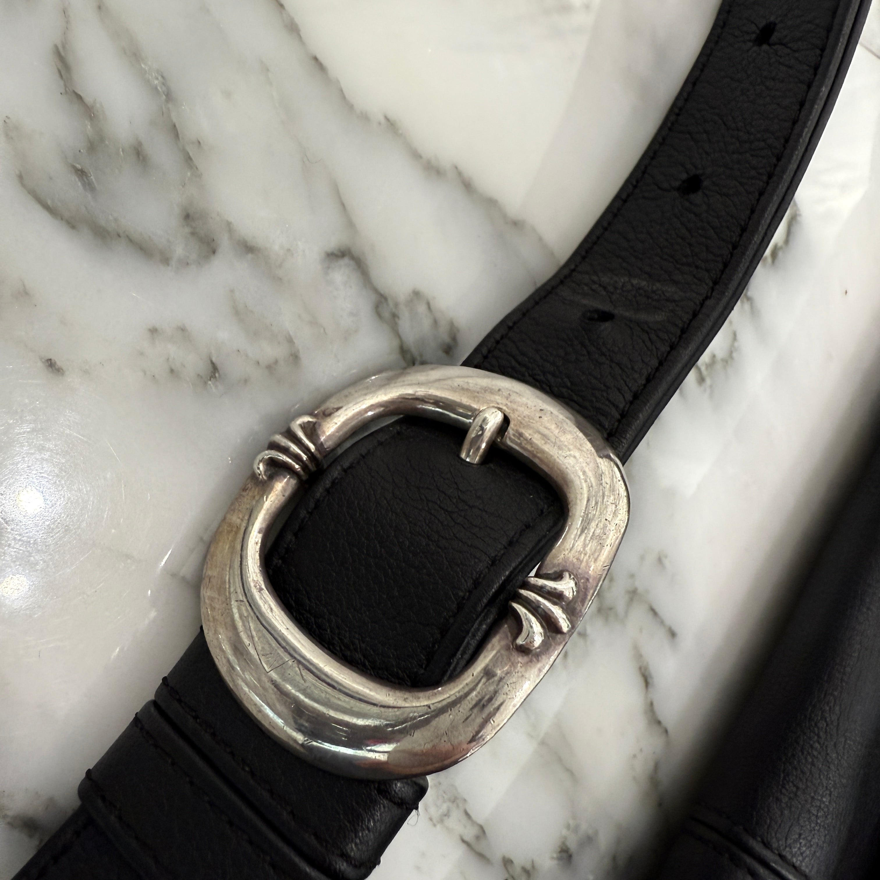 CHROME HEARTS 1 SNAT PACK MEDIUM LEATHER WAIST BAG クロムハーツ 1スナットパック ミディアムレザー ウェストバッグ