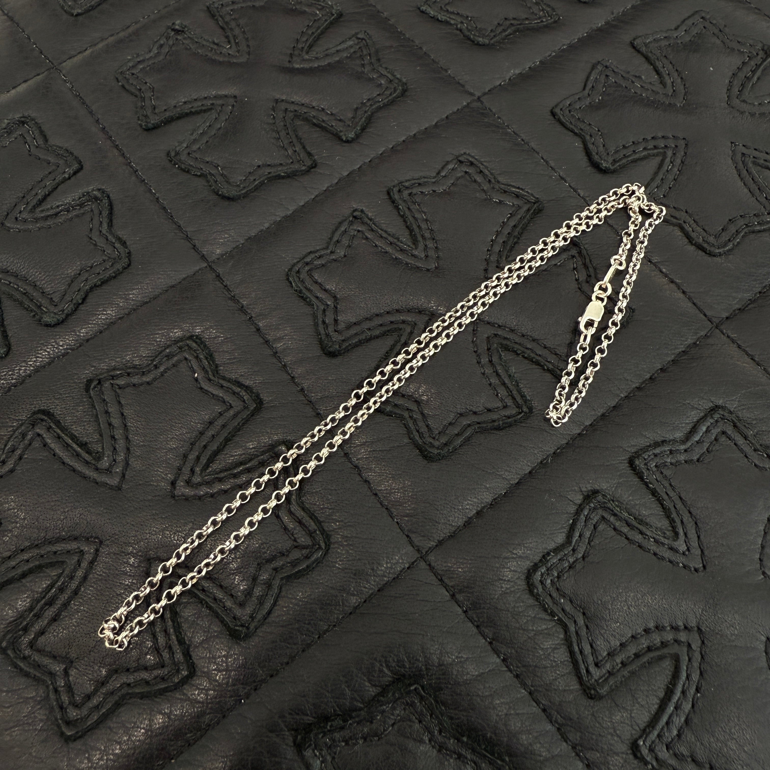 CHROME HEARTS Roll Chain Necklace Size 16 Inch クロムハーツ ロールチェーン ネックレス サイズ16インチ