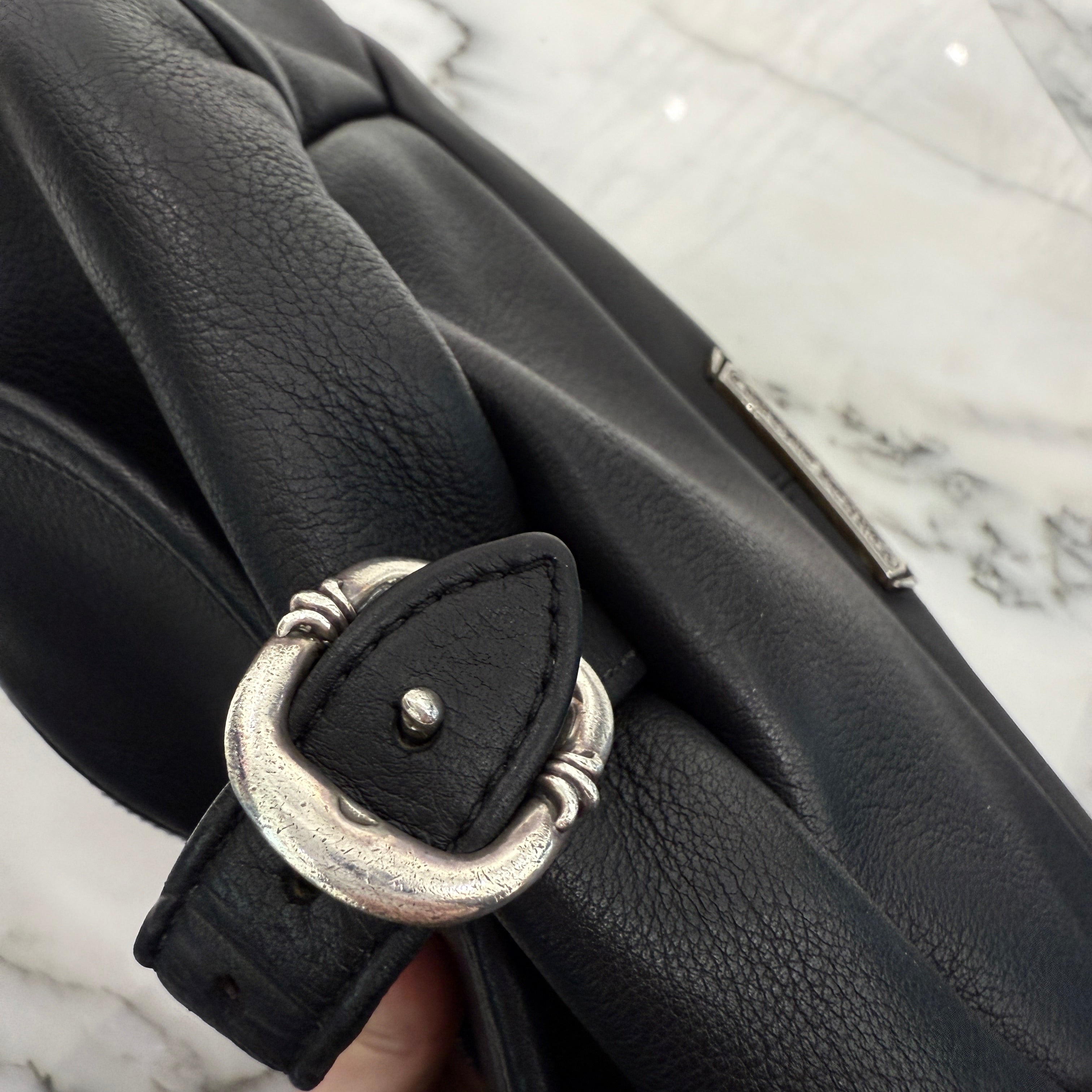 CHROME HEARTS 1 SNAT PACK MEDIUM LEATHER WAIST BAG クロムハーツ 1スナットパック ミディアムレザー ウェストバッグ