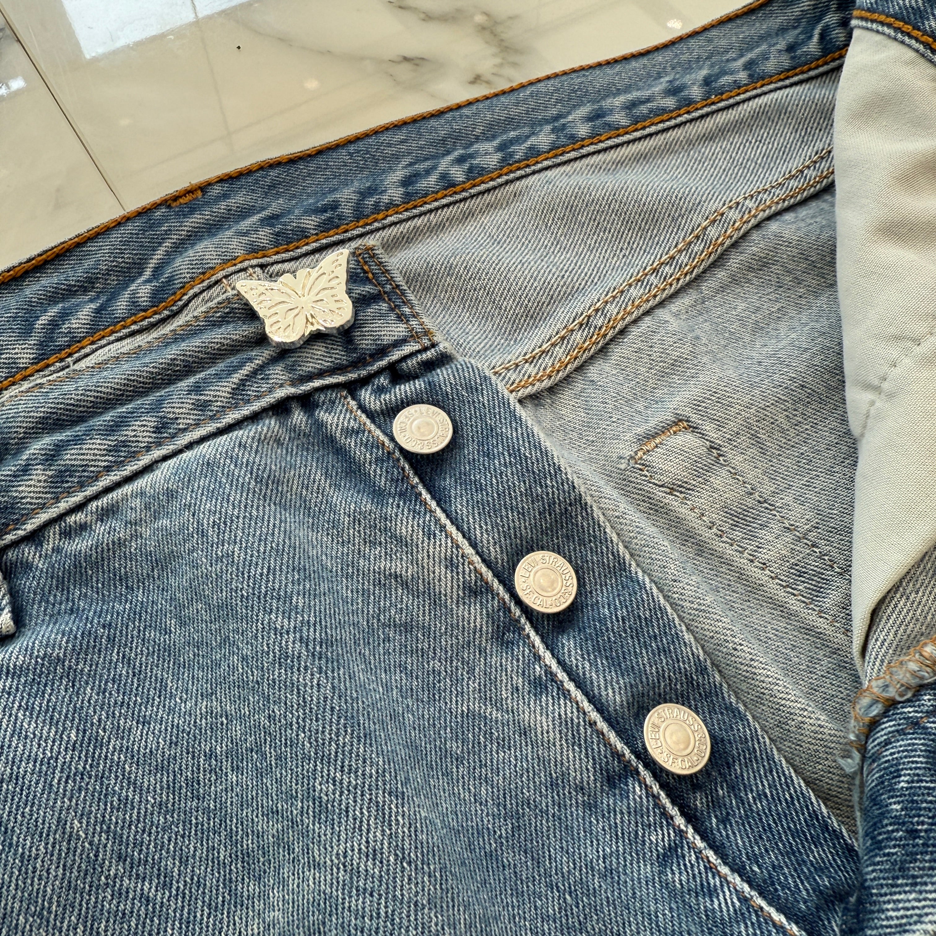 ABOUT DREAMS Butterfly Jeans Size W36×L30 アバウトドリームズ バタフライジーンズ サイズW36×L30