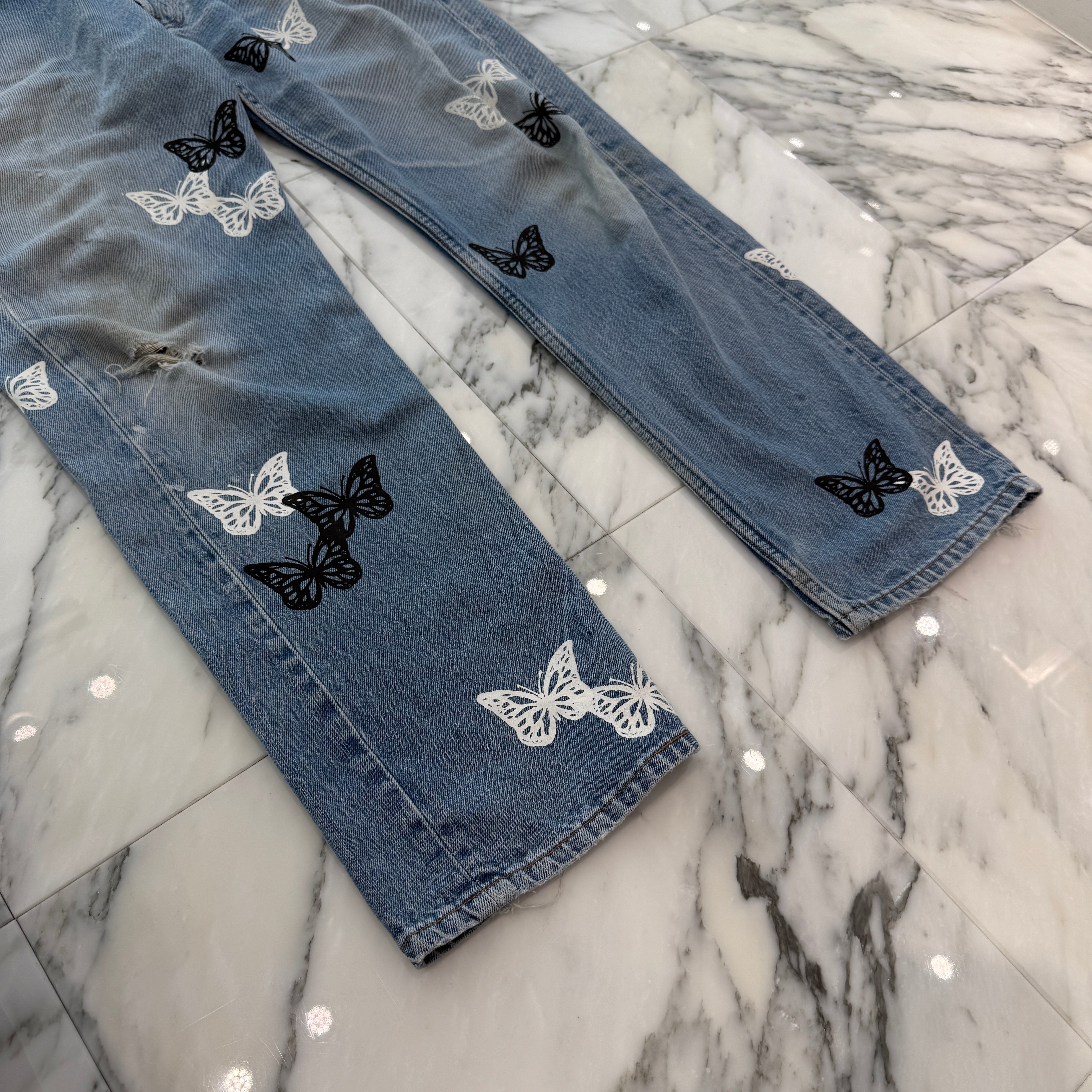 ABOUT DREAMS Butterfly Jeans Size W36×L30 アバウトドリームズ バタフライジーンズ サイズW36×L30