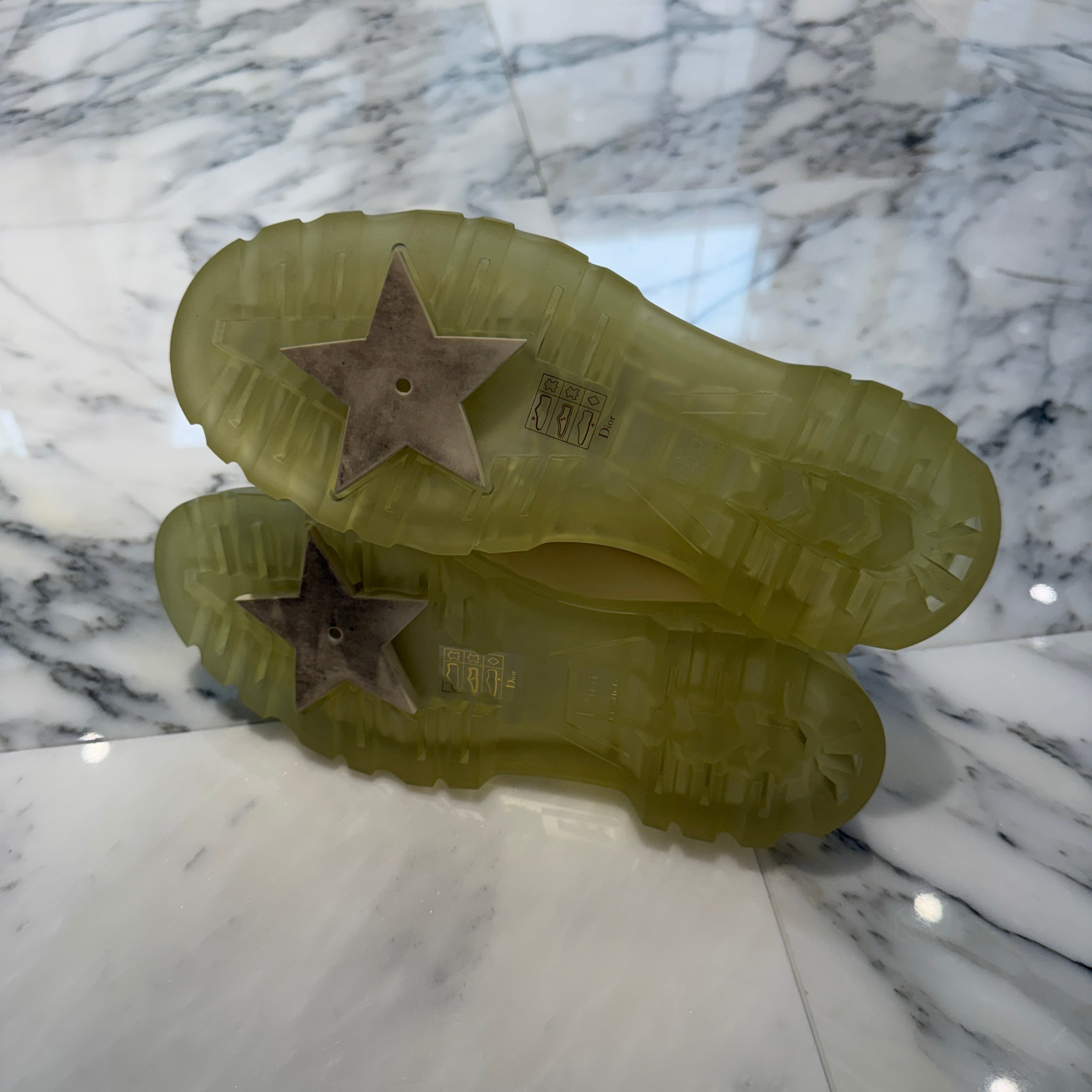 DIOR 2021AW Christian Dior Brushed Leather Cord Loafers Size 35(22.0cm) ディオール クリスチャンディオール ブラッシュドレザー コードローファー サイズ35(22.0cm)