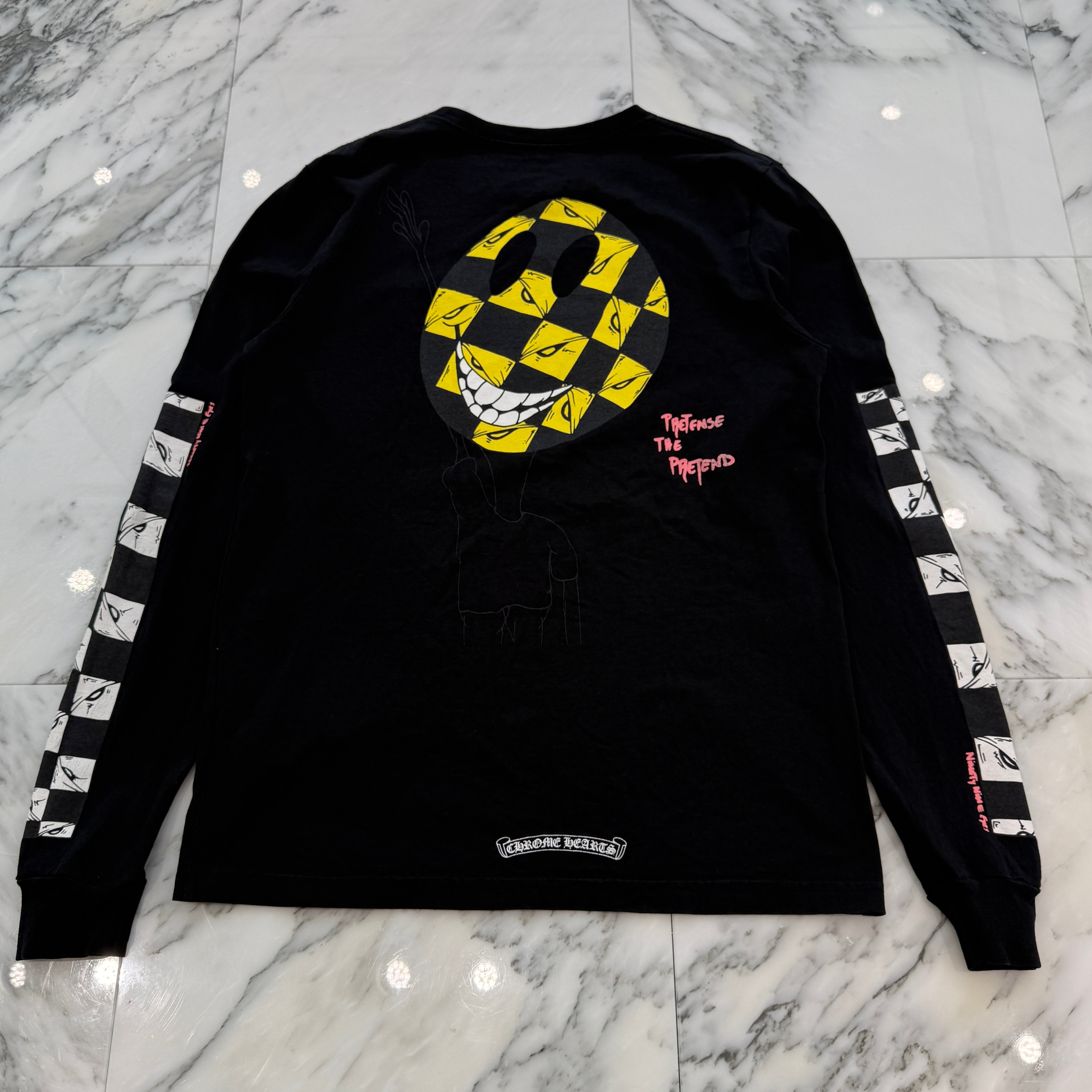 CHROME HEARTS × MATTY BOY PPO PRETENSE Long Sleeve Tee Size