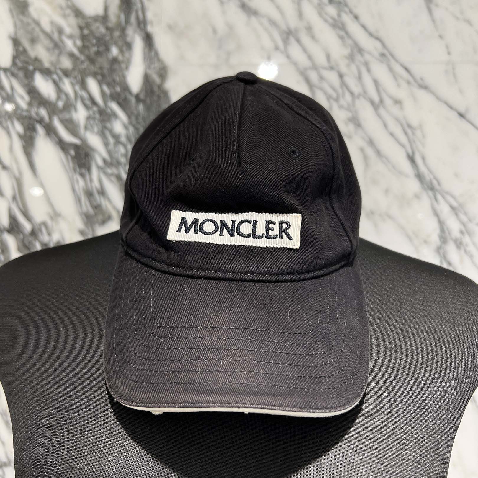 MONCLER Front Logo Embroidered Patch Baseball Cap A9CO-17-934 モンクレール フロントロゴ刺繡パッチ ベースボールキャップ