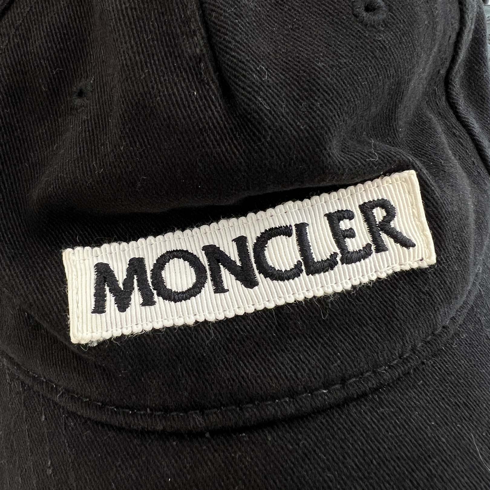 MONCLER Front Logo Embroidered Patch Baseball Cap A9CO-17-934 モンクレール フロントロゴ刺繡パッチ ベースボールキャップ