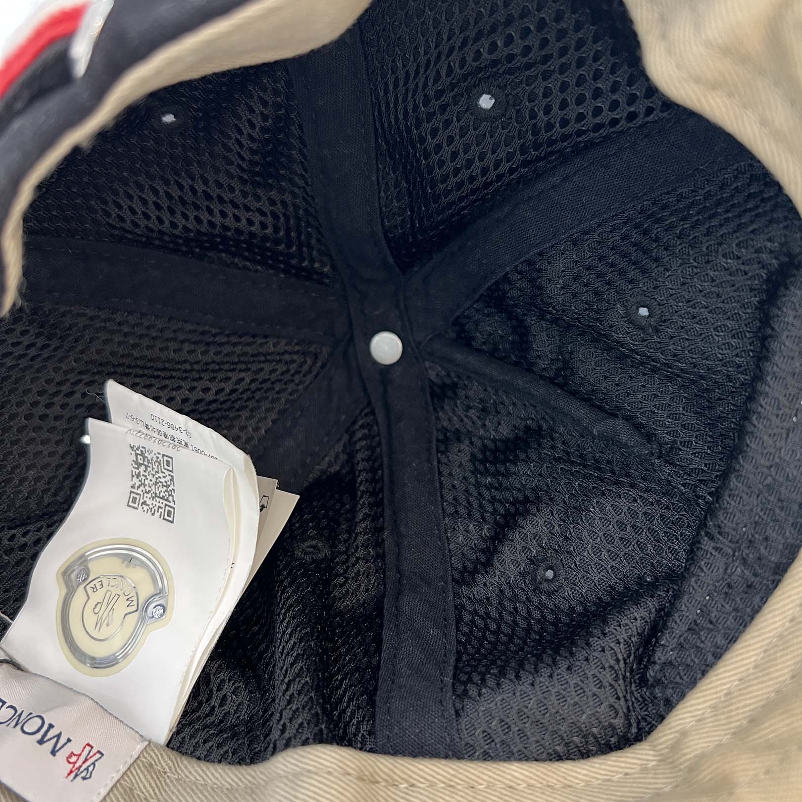 MONCLER Front Logo Embroidered Patch Baseball Cap A9CO-17-934 モンクレール フロントロゴ刺繡パッチ ベースボールキャップ