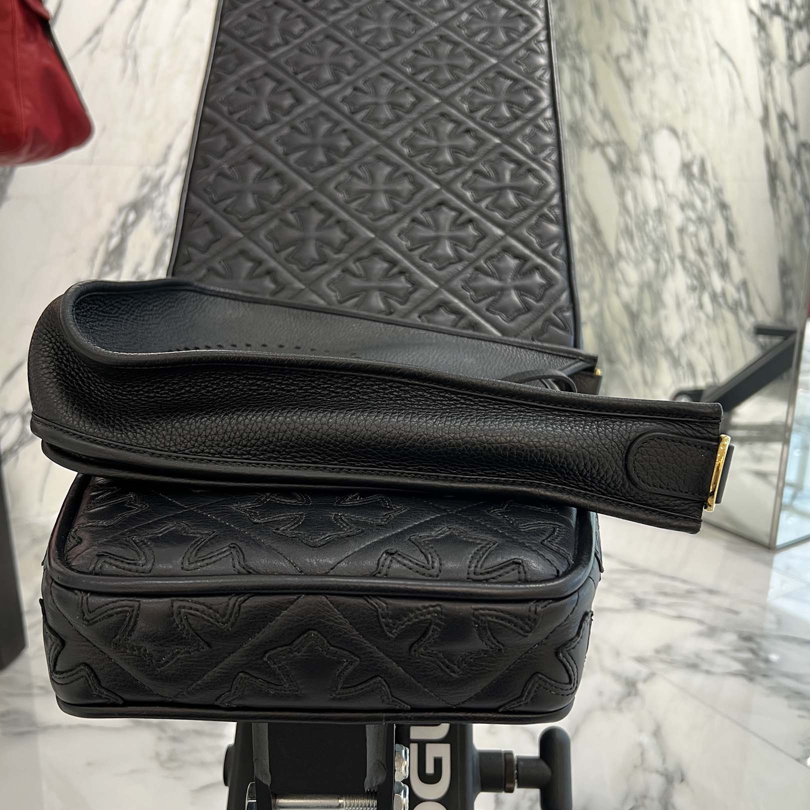 HERMES Evelyne Poche Ⅲ PM 29 "Noir" W刻印 エルメス エブリン ポッシュ Ⅲ PM 29 "ノワール" レザーショルダーバッグ