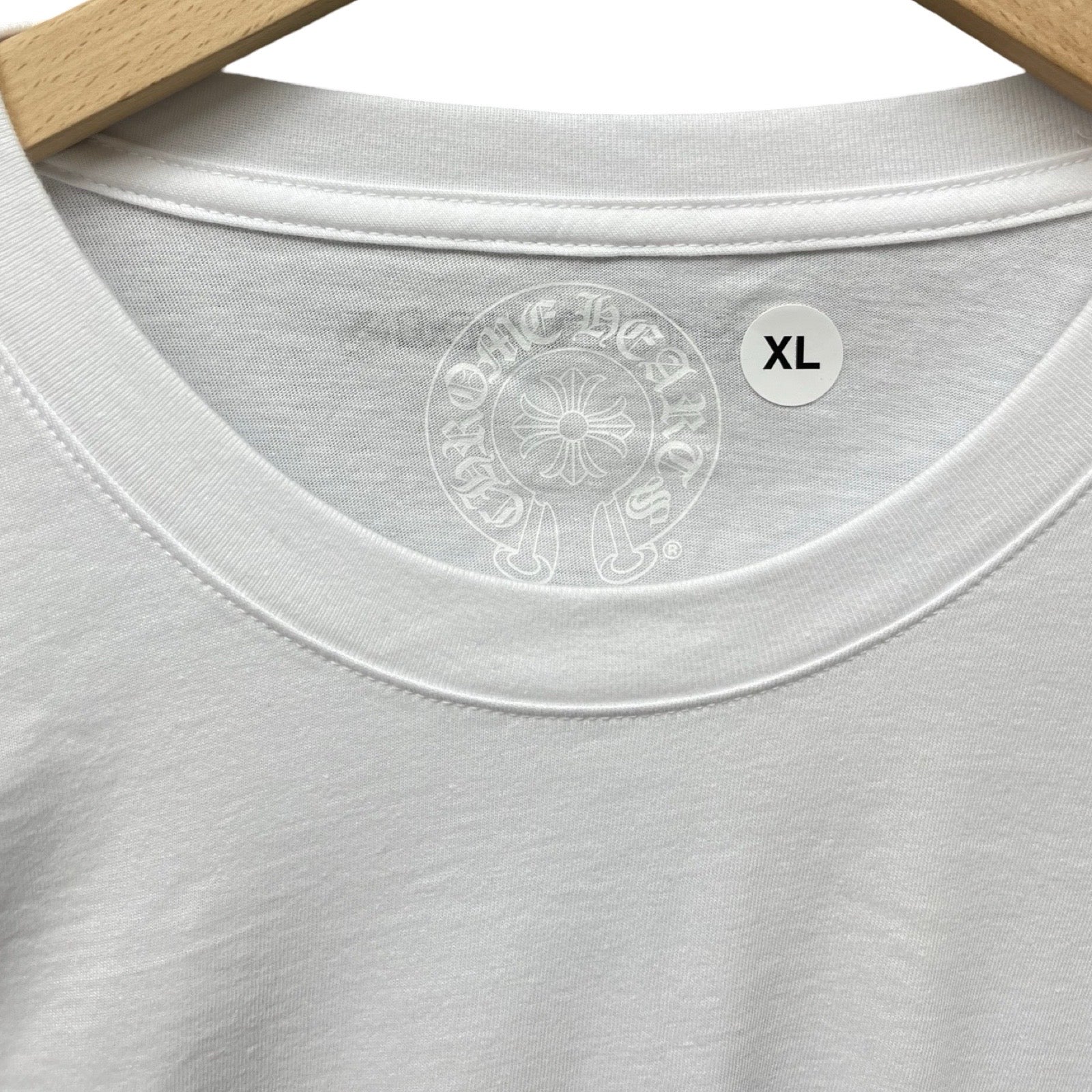 CHROME HEARTS Floral Cross Horseshoe Long Sleeve Tee Size XL