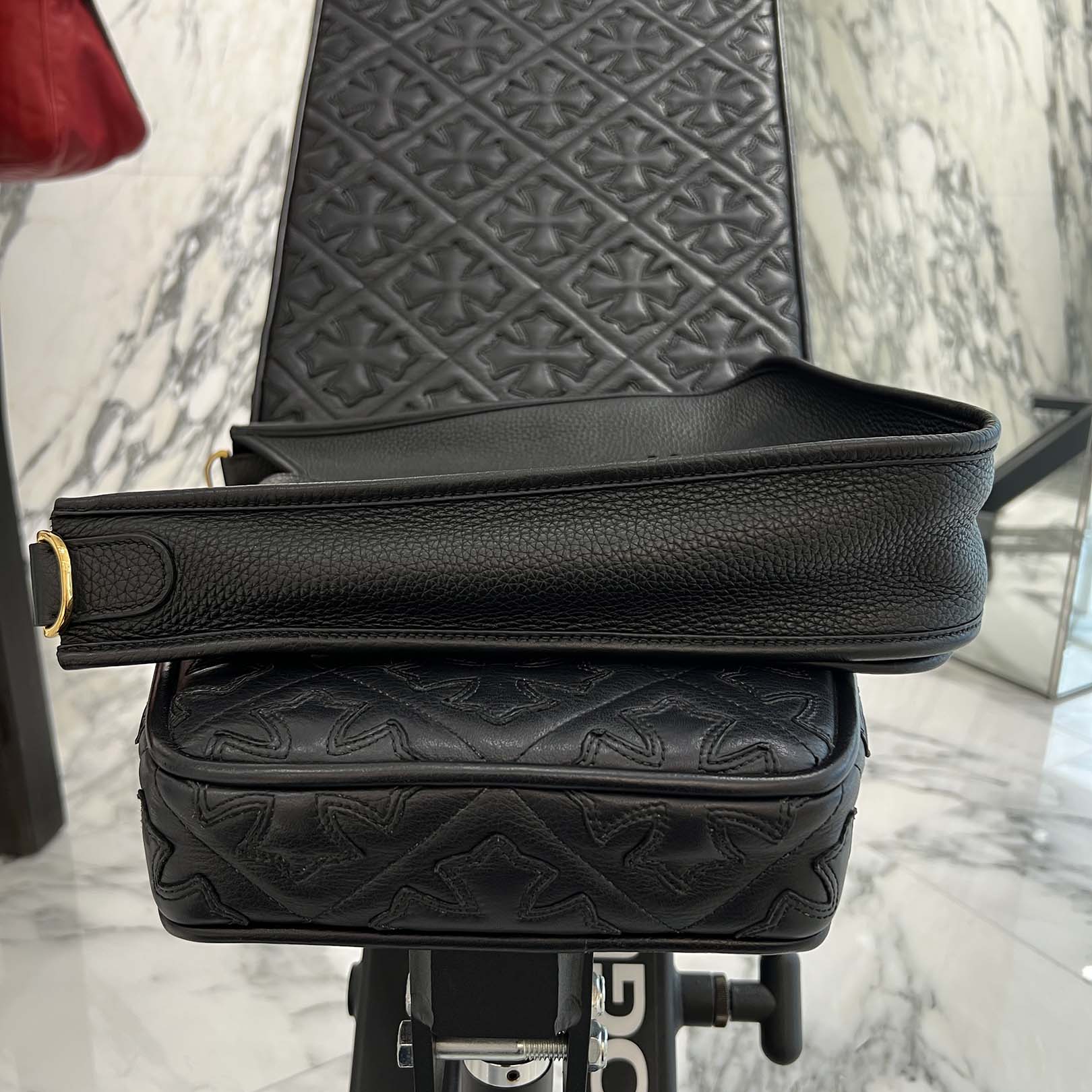 HERMES Evelyne Poche Ⅲ PM 29 "Noir" W刻印 エルメス エブリン ポッシュ Ⅲ PM 29 "ノワール" レザーショルダーバッグ