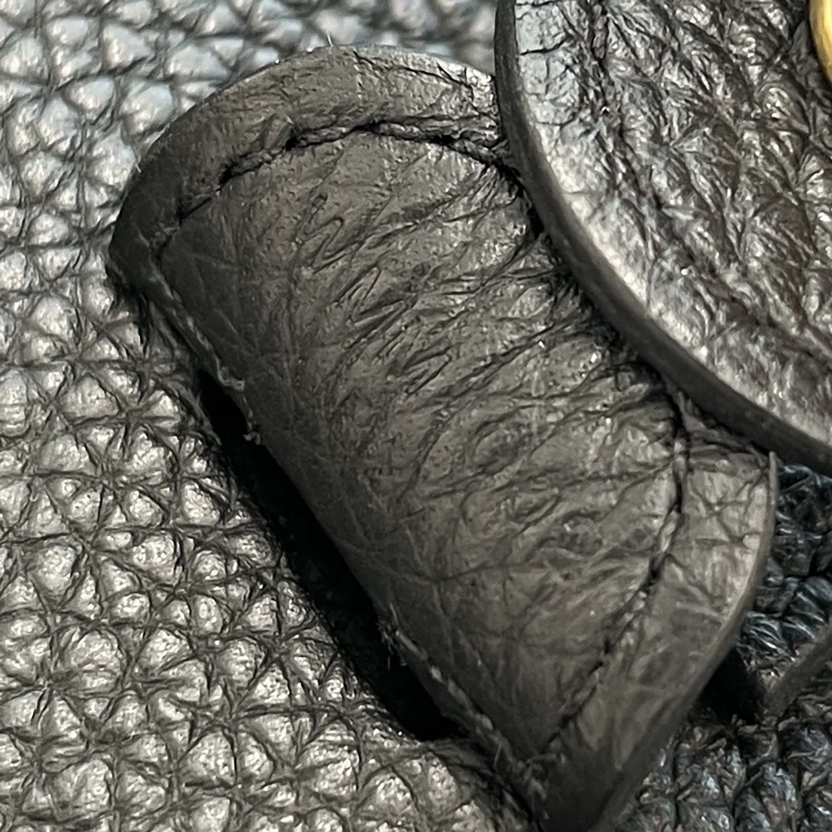 HERMES Evelyne Poche Ⅲ PM 29 "Noir" W刻印 エルメス エブリン ポッシュ Ⅲ PM 29 "ノワール" レザーショルダーバッグ