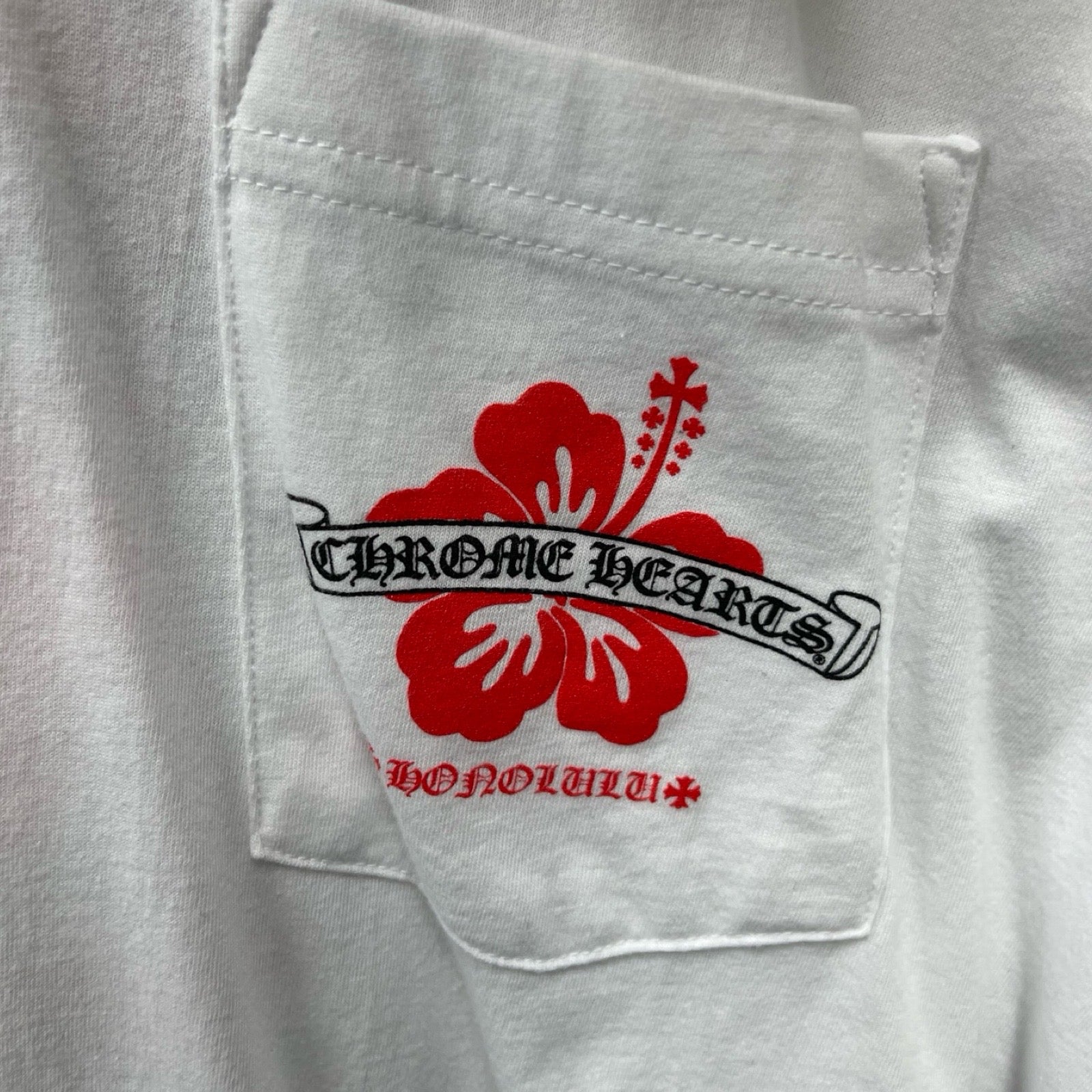CHROME HEARTS Honolulu Limited Back Scroll Logo L/S Tee Size XXL