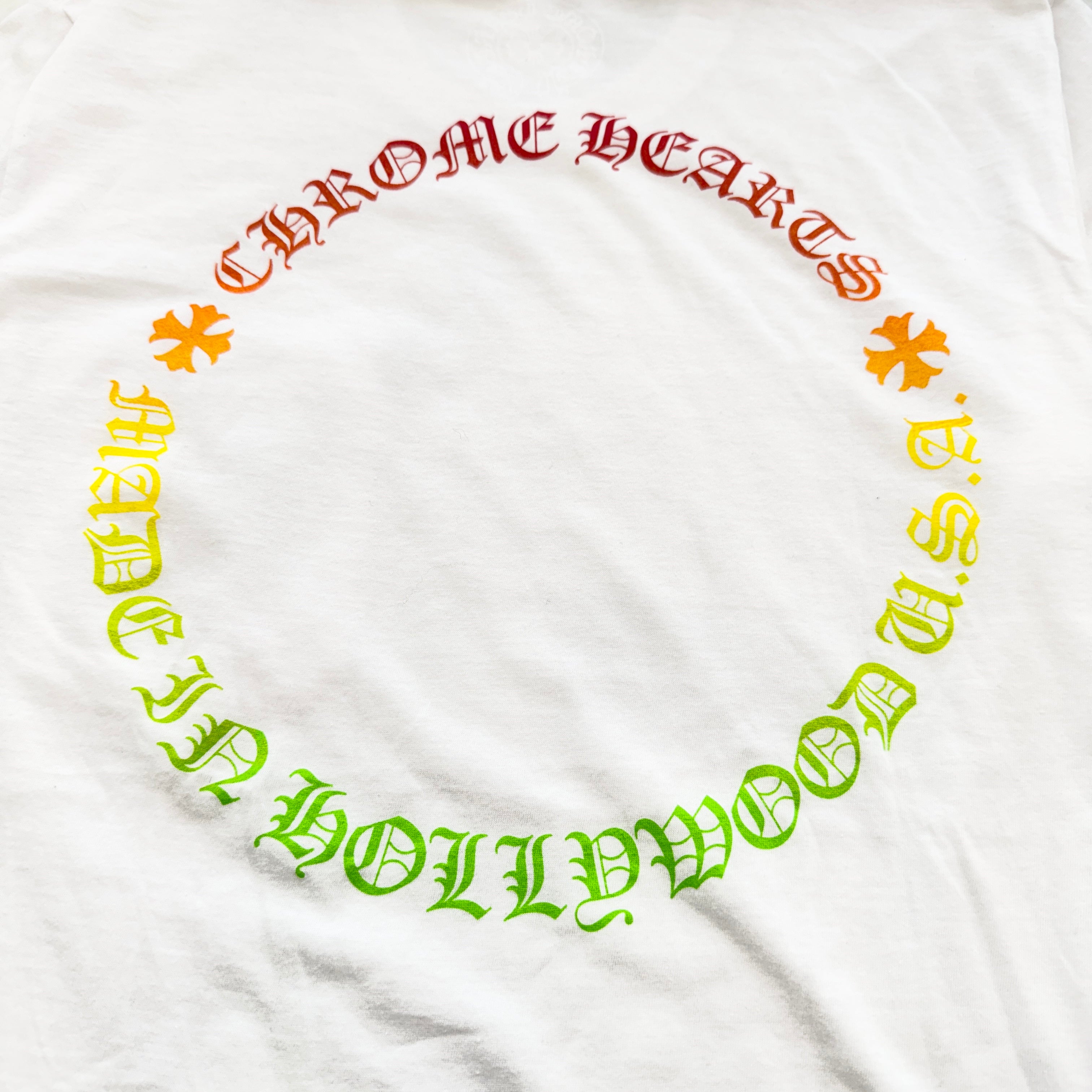 CHROME HEARTS Back Grad Circle Logo Tee Size M クロムハーツ バックグラデーション サークルロゴ Tシャツ サイズM