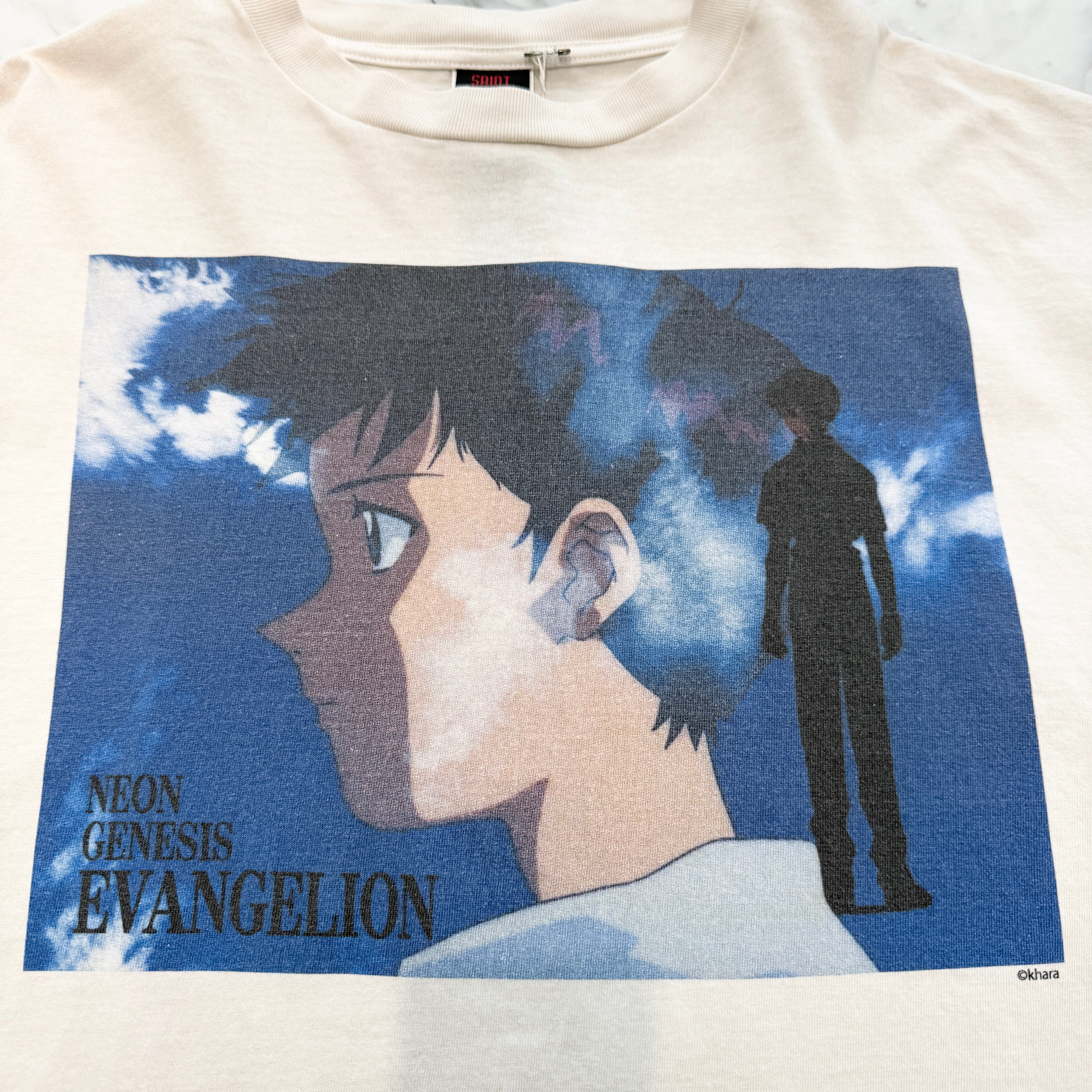 SAINT Mxxxxxx 2024SS EVANGELION SHINJI Tee SM-YS3-0000-C25 Size XL セントマイケル エヴァンゲリオン シンジTシャツ サイズXL