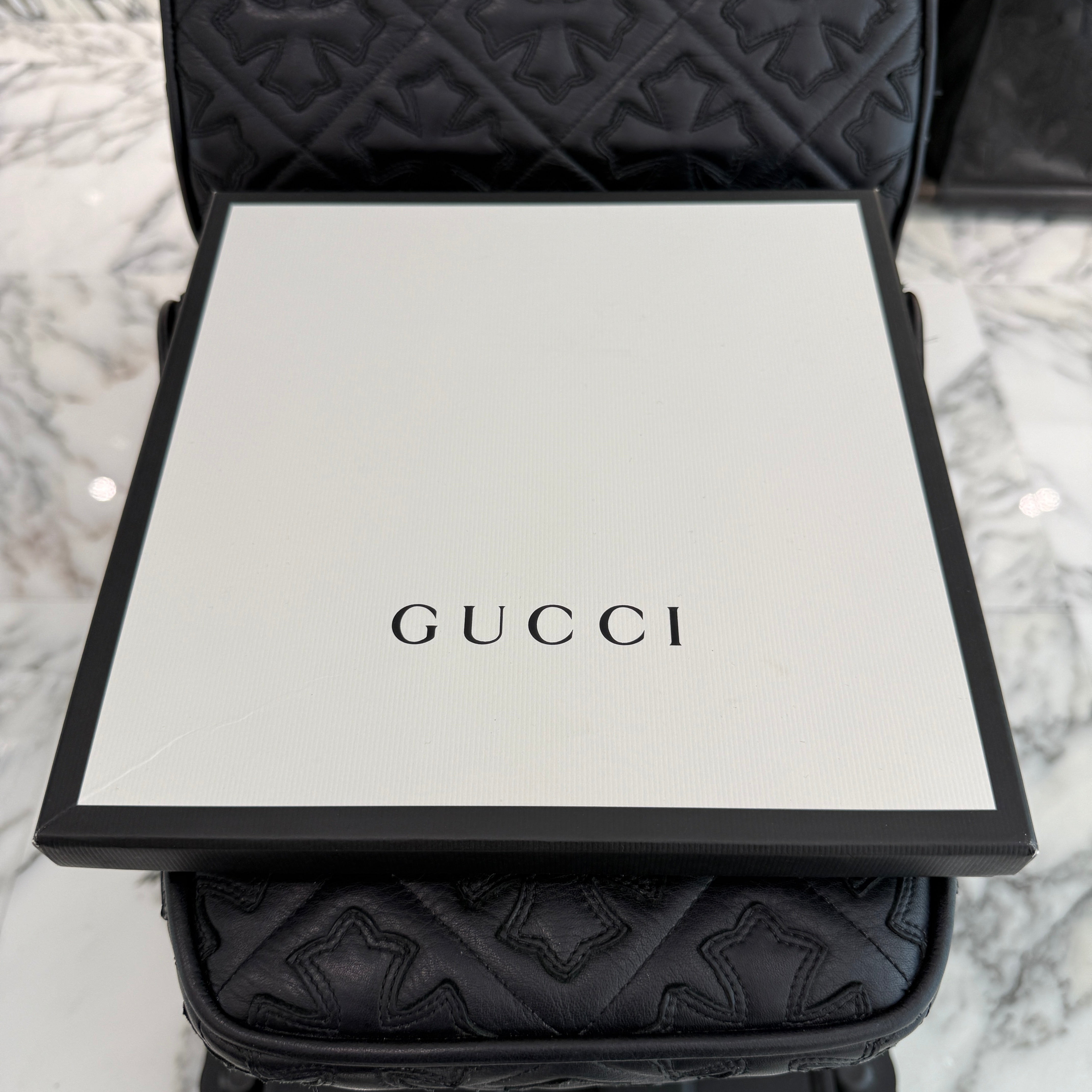 GUCCI Sherry Line Wool Scarf 429751 4G200 グッチ シェリーライン ウールスカーフ マフラー