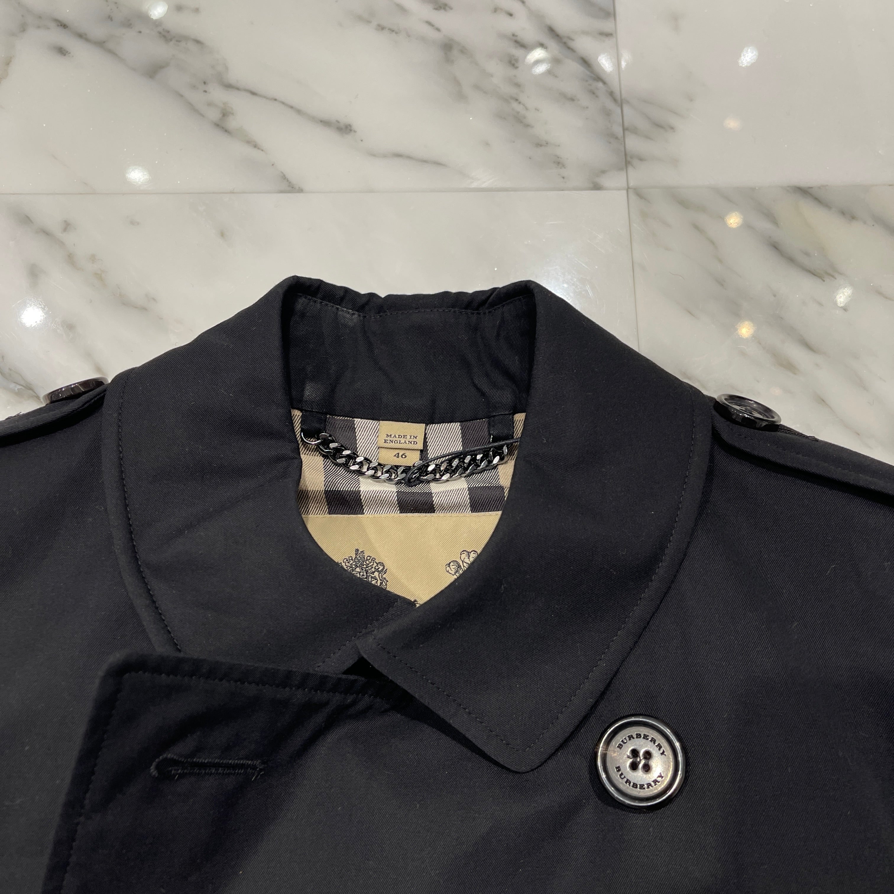 BURBERRY THE KENSINGTON Trench Coat 2850/67Q Size M バーバリー ザ・ケンジントン ミディアム クラシックコットントレンチコート  サイズM