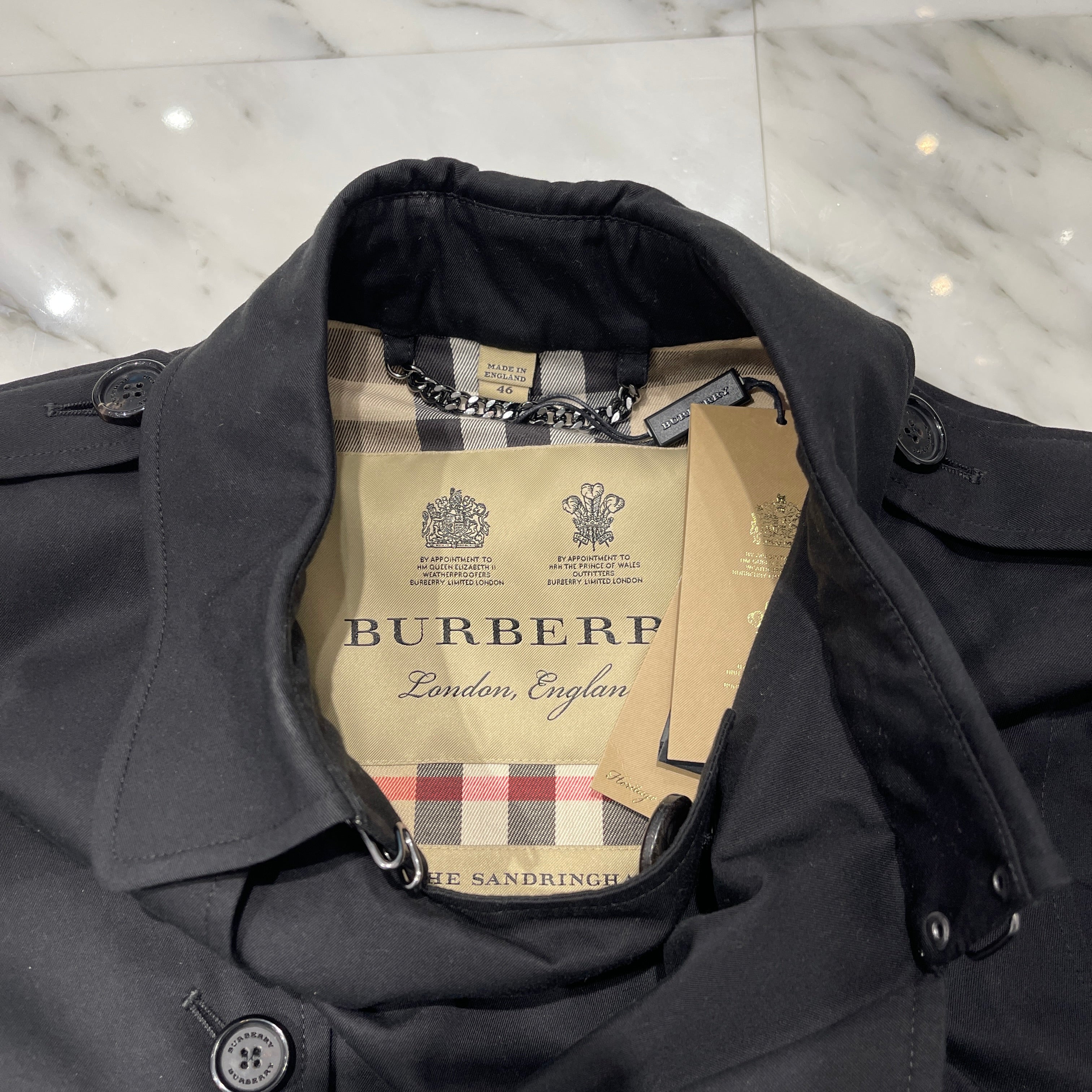 BURBERRY THE KENSINGTON Trench Coat 2850/67Q Size M バーバリー ザ・ケンジントン ミディアム クラシックコットントレンチコート  サイズM
