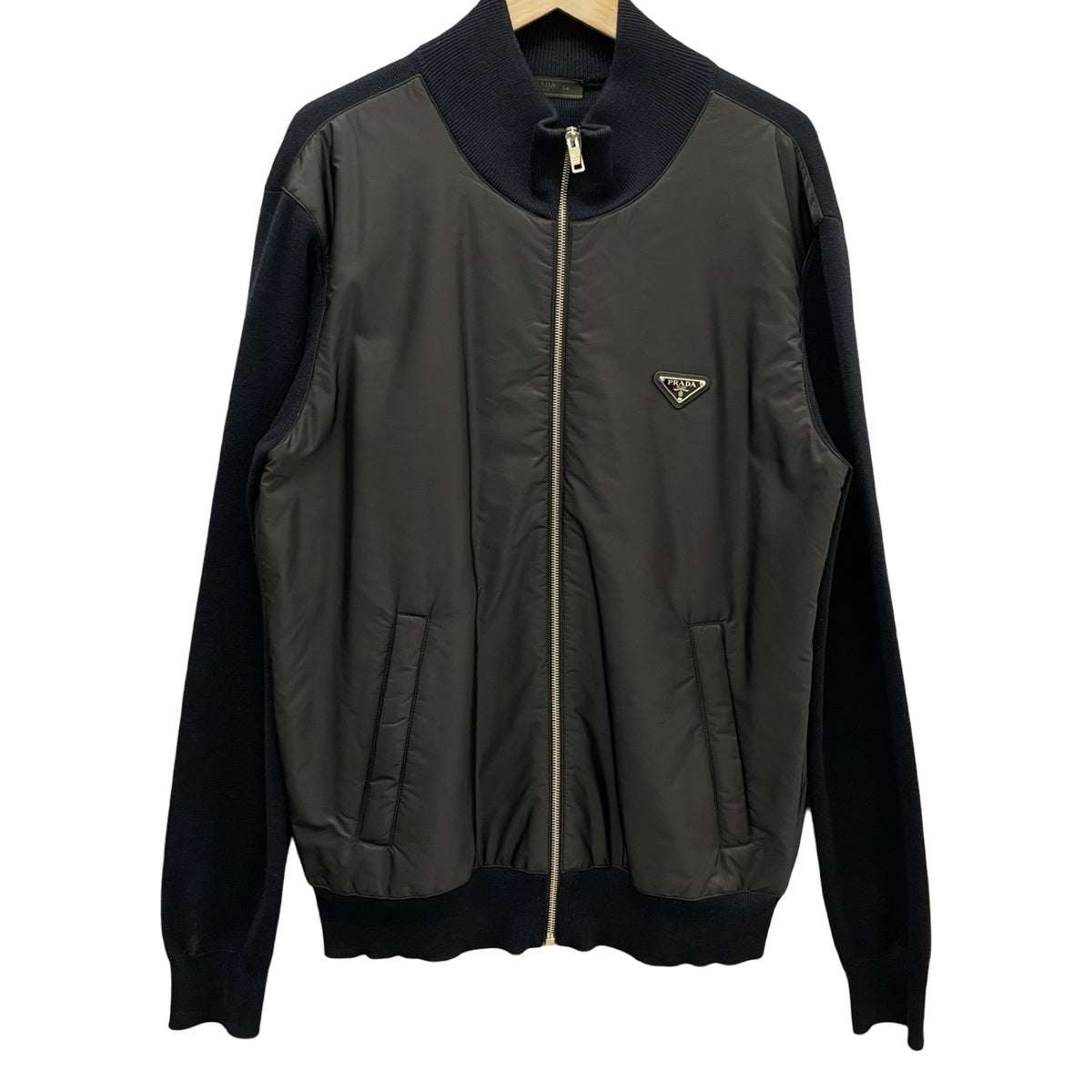 PRADA 2022SS Full Zip Re-Nylon Cardigan UMG116 R212 U98 Size 54 ...