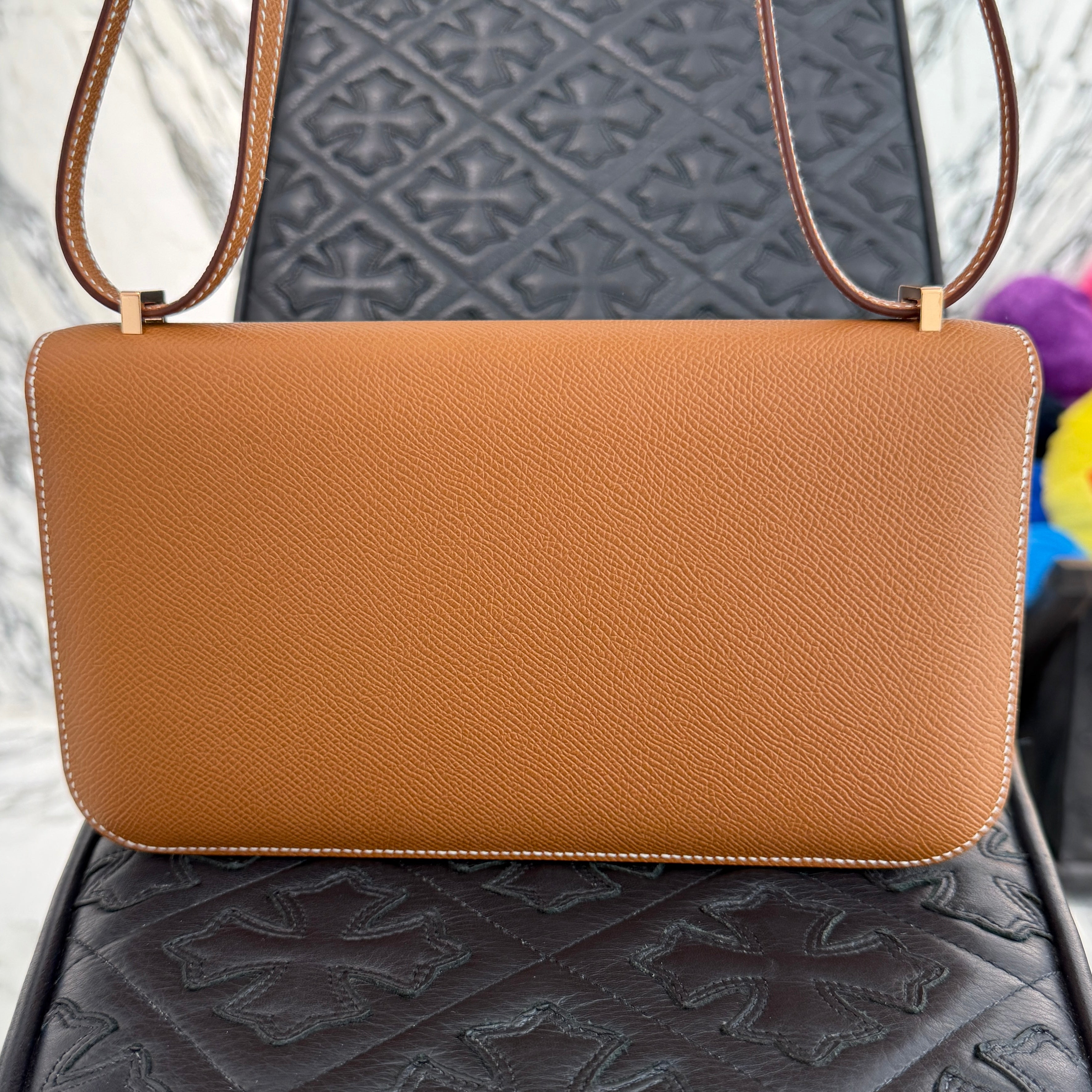 HERMES Constance Elan Crossbody Bag "Gold" W刻印 エルメス コンスタンス エラン クロスボディバッグ "ゴールド" W刻印