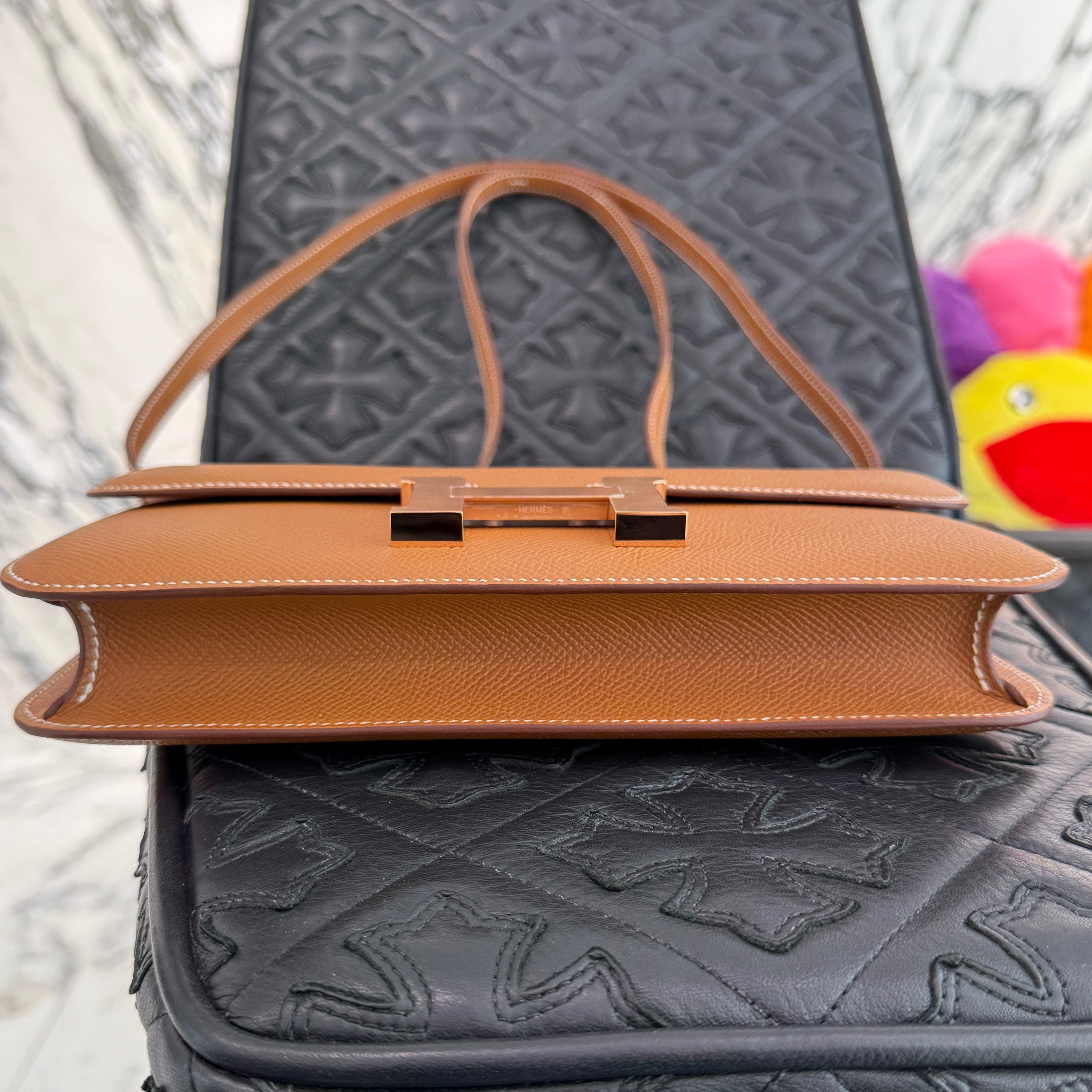 HERMES Constance Elan Crossbody Bag "Gold" W刻印 エルメス コンスタンス エラン クロスボディバッグ "ゴールド" W刻印