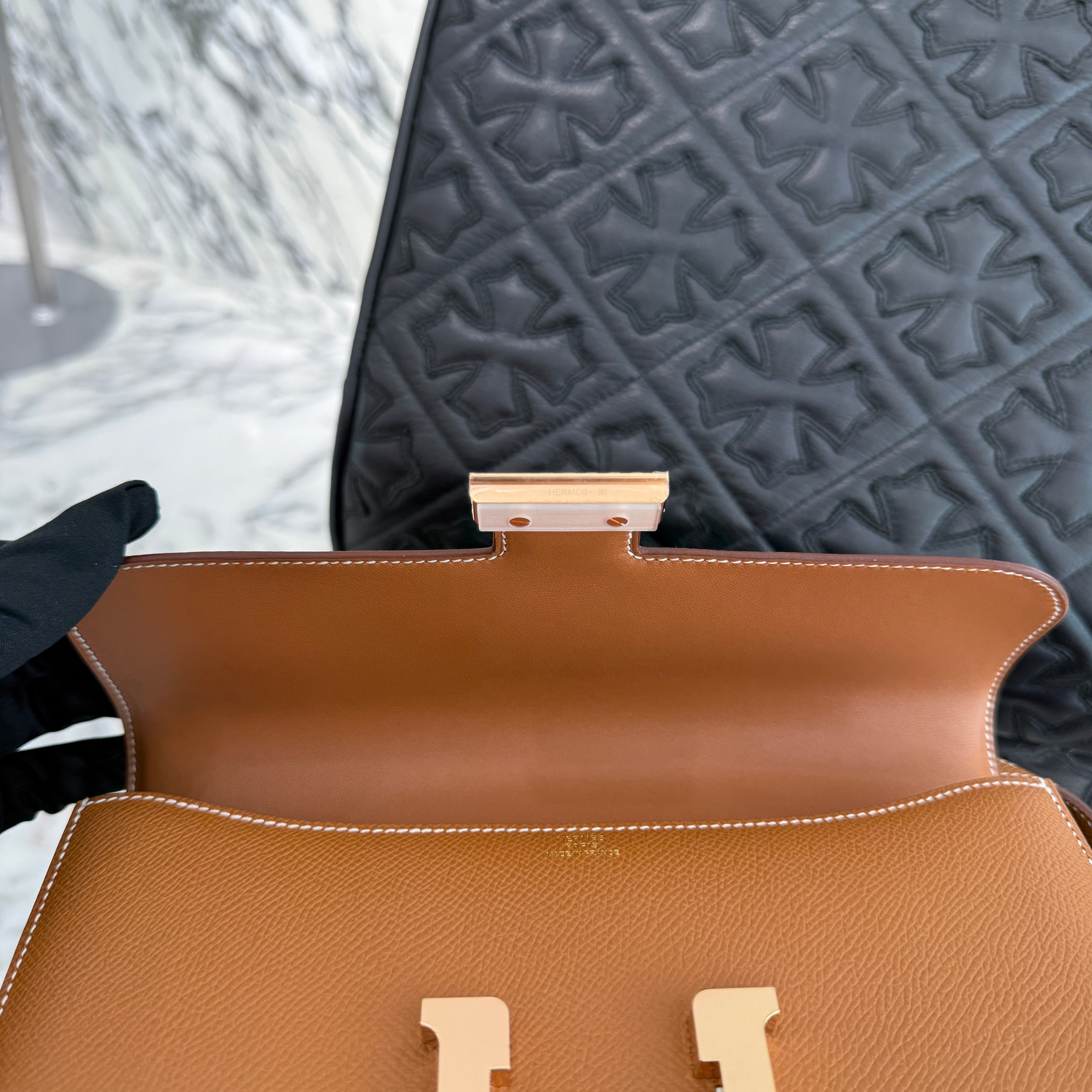 HERMES Constance Elan Crossbody Bag "Gold" W刻印 エルメス コンスタンス エラン クロスボディバッグ "ゴールド" W刻印