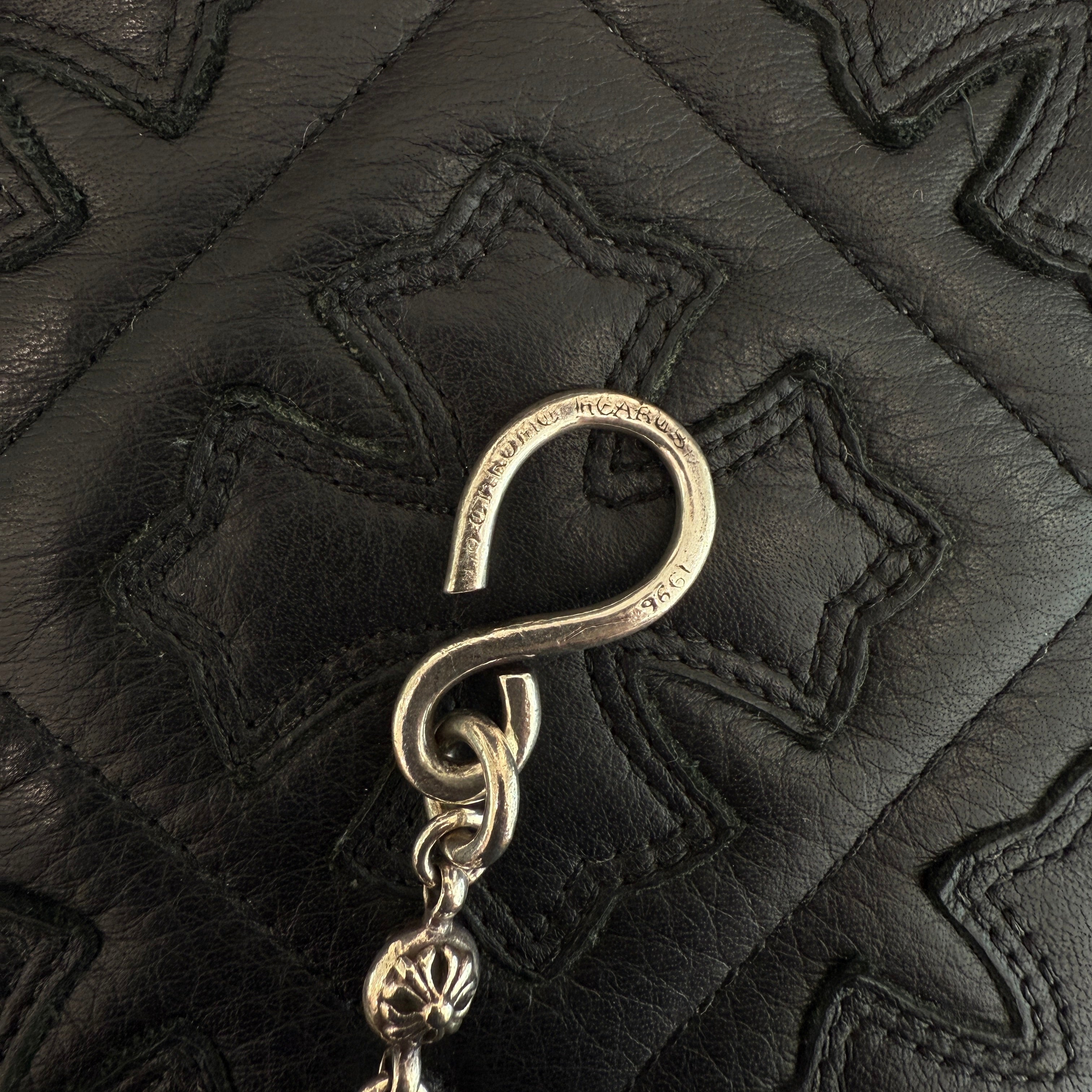 CHROME HEARTS 1 SHORT CLIP Cross Ball Wallet Chain クロムハーツ 1