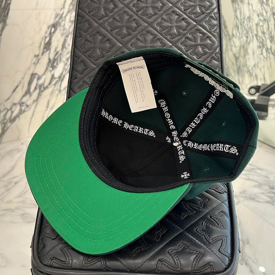 CHROME HEARTS CH Logo Embroidery Trucker Cap Size ONE SIZE (51-61) クロムハーツ CHロゴ刺繍 トラッカーキャップ サイズONE SIZE (51-61)