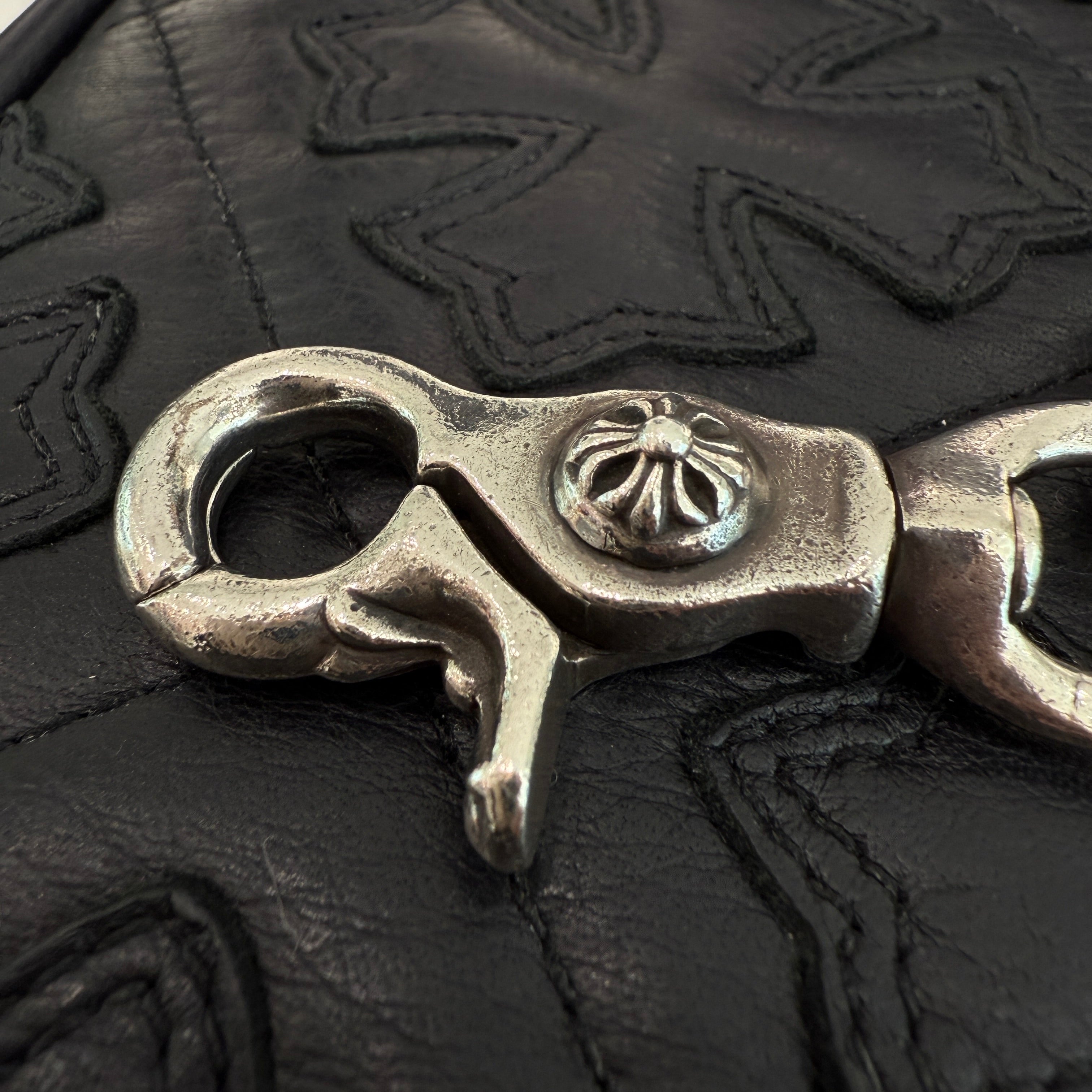 CHROME HEARTS 1 SHORT CLIP Cross Ball Wallet Chain クロムハーツ 1ショート クリップ クロスボール ウォレットチェーン