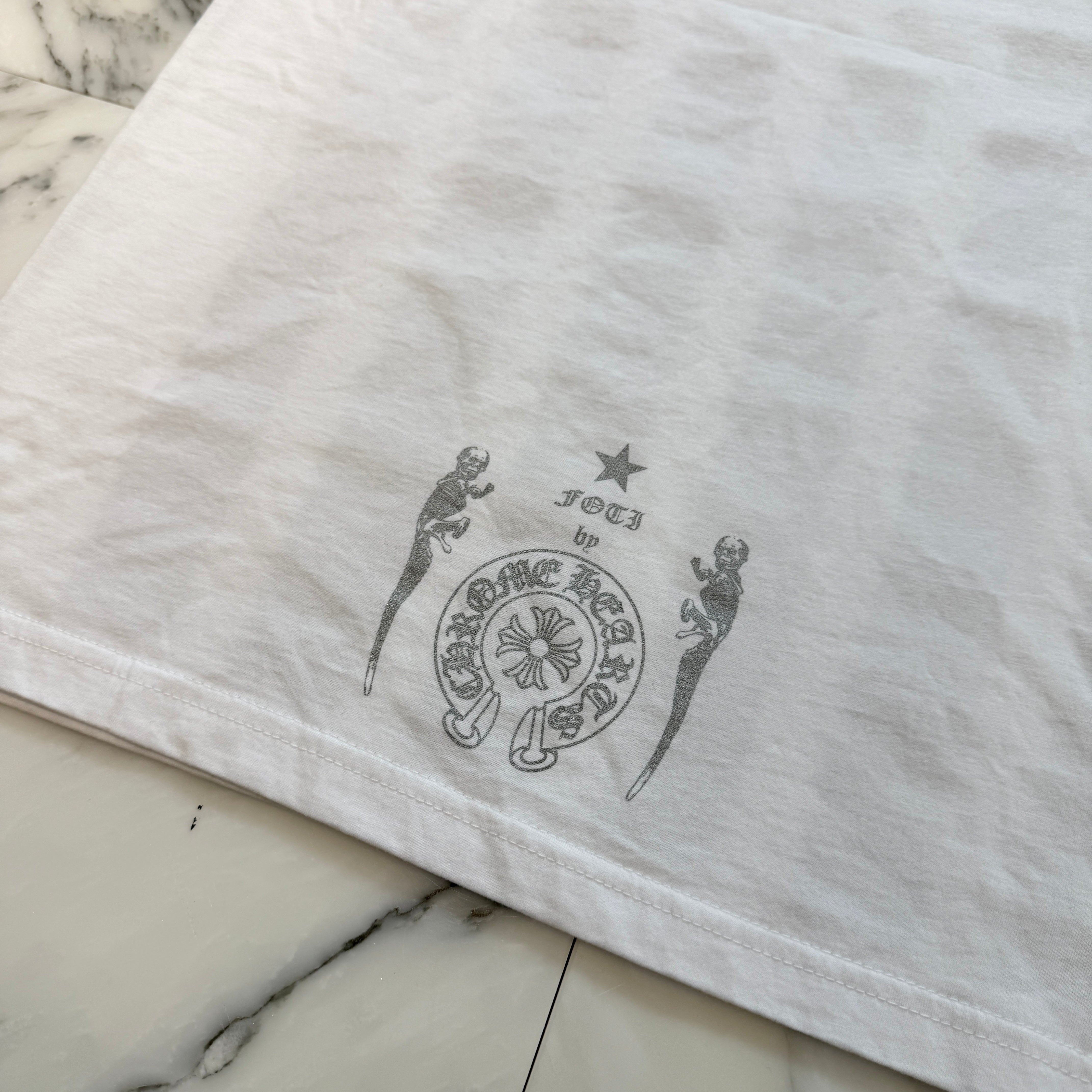 CHROME HEARTS Silver FOTI Harris Tee Size M クロムハーツ シルバー フォティ ハリス Tシャツ サイズM