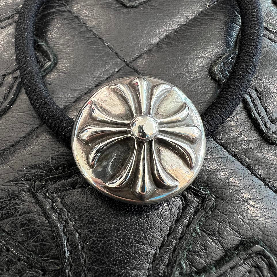 CHROME HEARTS CROSS BALL HAIR BAND クロムハーツ クロスボール ヘアバンド