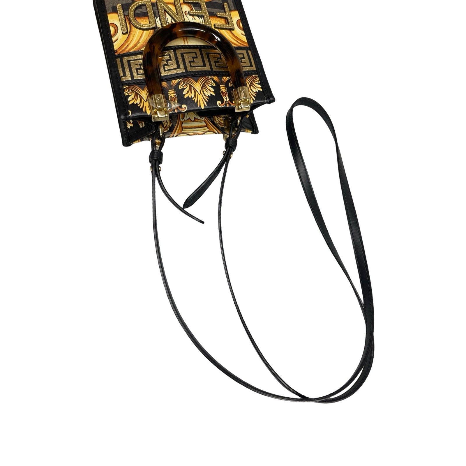 FENDI×VERSACE 2022SS FENDACE Mini Sunshine Shopper Hand Shoulder Bag 8BS051 90240335