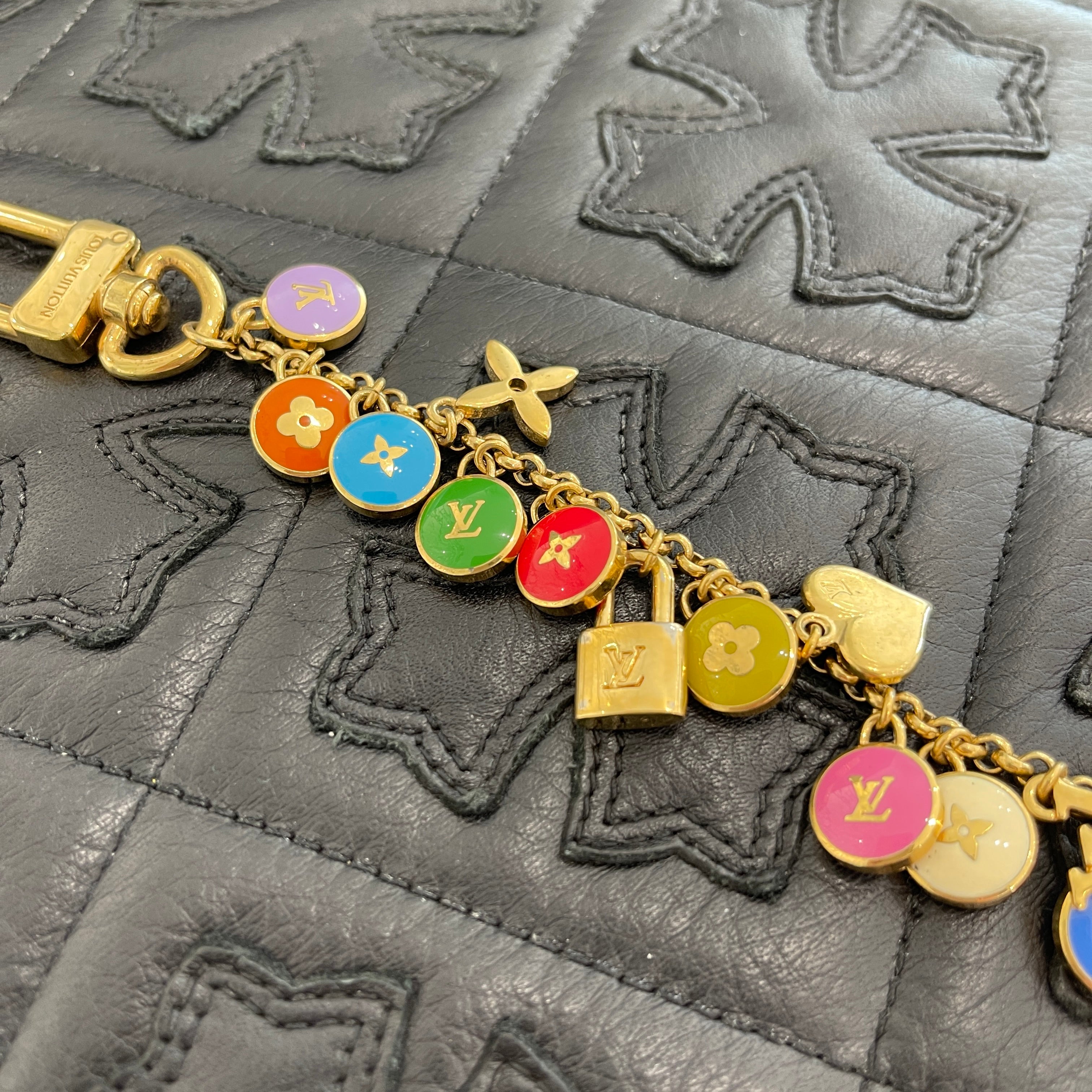 LOUIS VUITTON Portocle Chaine Pastille Bag Charm M65380 ルイヴィトン ポルトクレ・シェンヌパスティーユ バッグチャーム