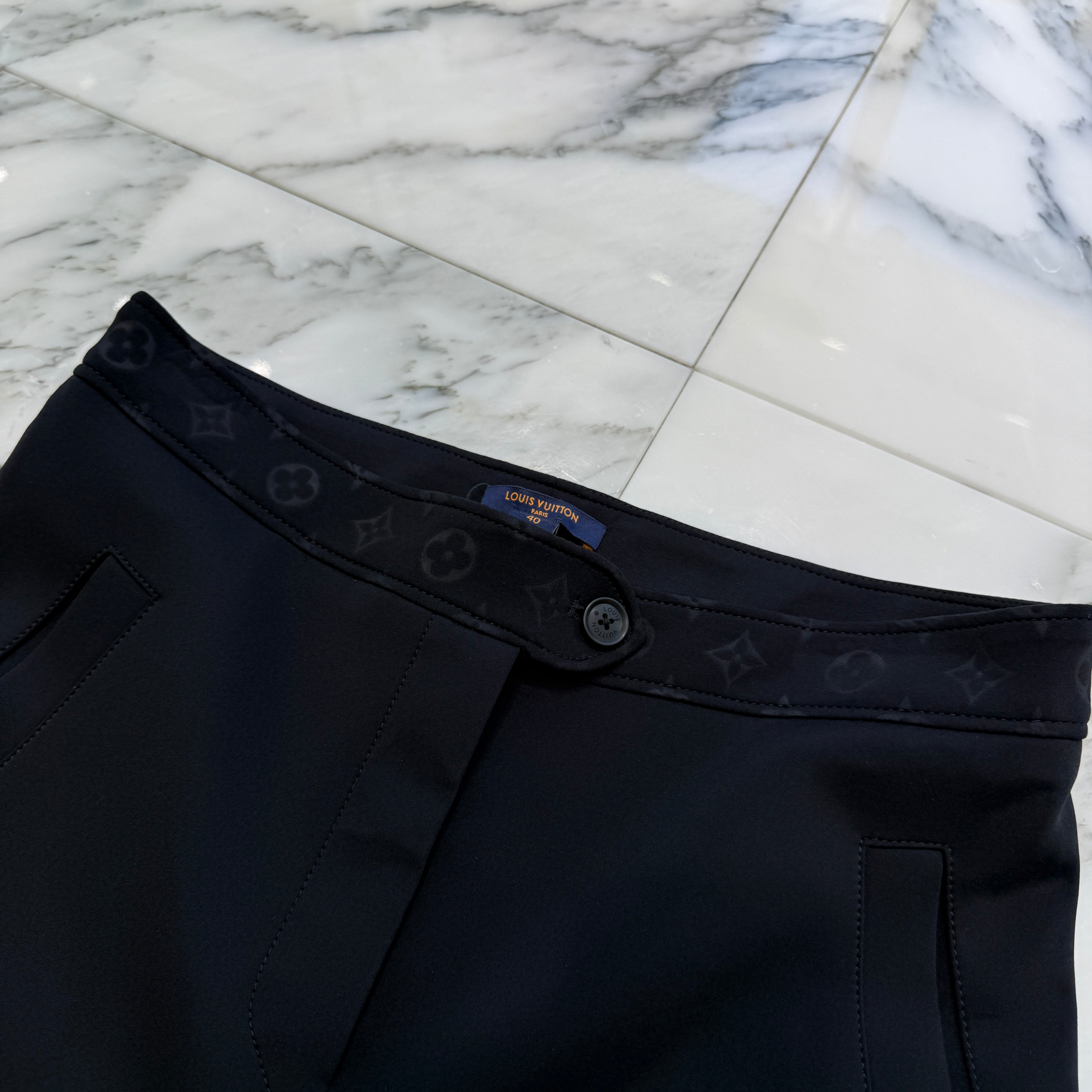 LOUIS VUITTON 2022AW Monogram Embossed Cargo Pants FMPA42 Size 40 ルイヴィトン モノグラムエンボス カーゴパンツ サイズ40