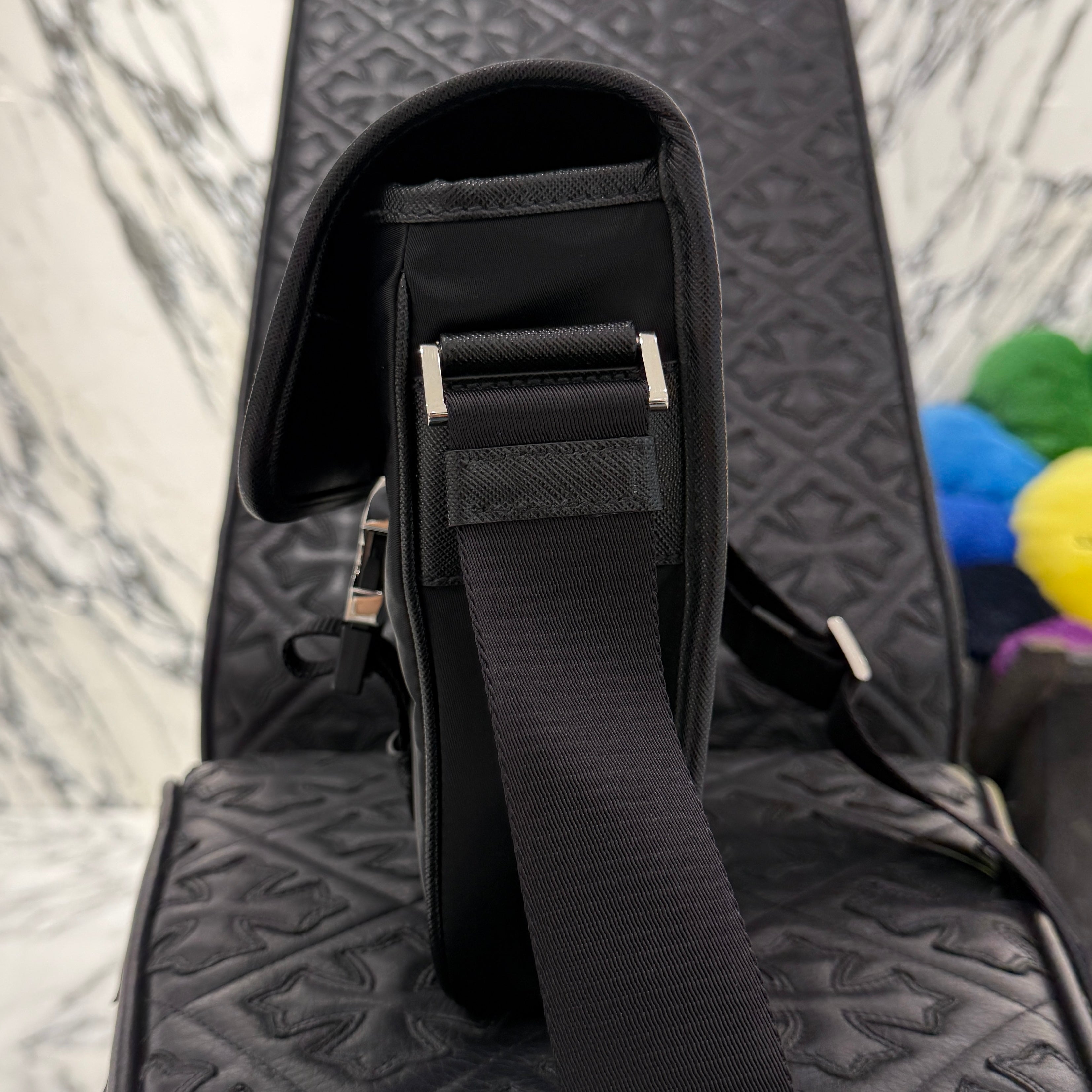 PRADA Saffiano/Tessuto Shoulder bag 2VD028 プラダ サフィアーノ/テスート ショルダーバッグ