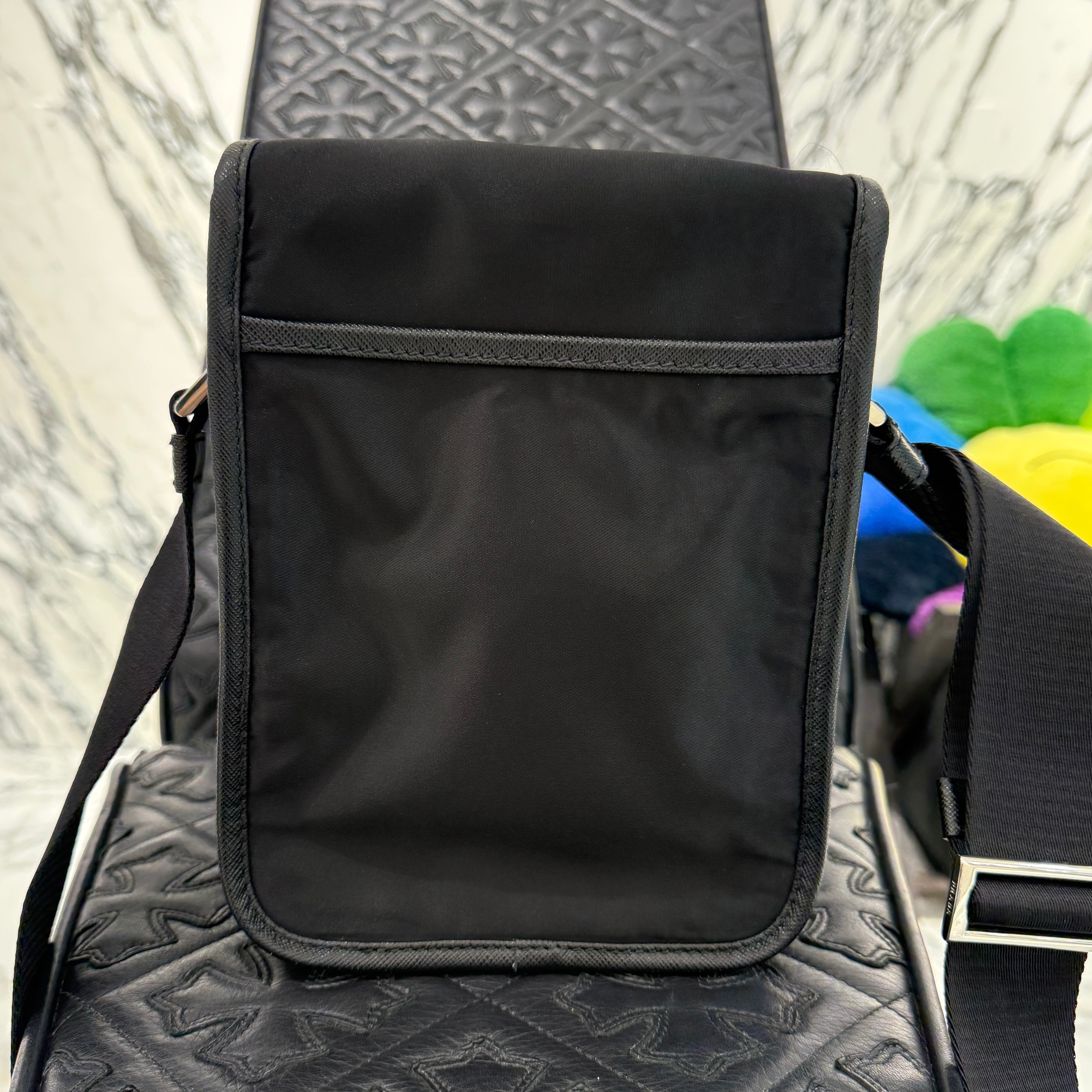 PRADA Saffiano/Tessuto Shoulder bag 2VD028 プラダ サフィアーノ/テスート ショルダーバッグ