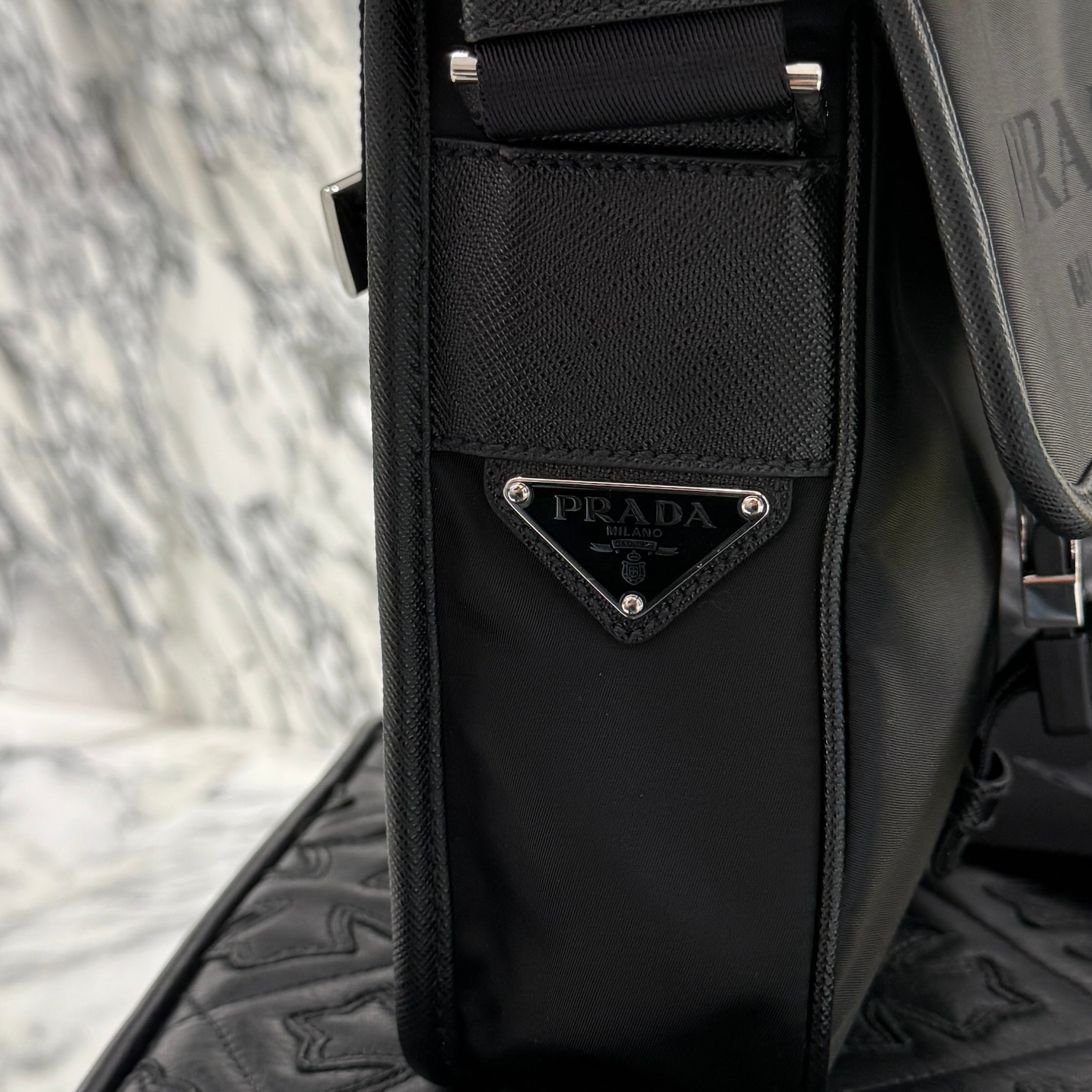 PRADA Saffiano/Tessuto Shoulder bag 2VD028 プラダ サフィアーノ/テスート ショルダーバッグ