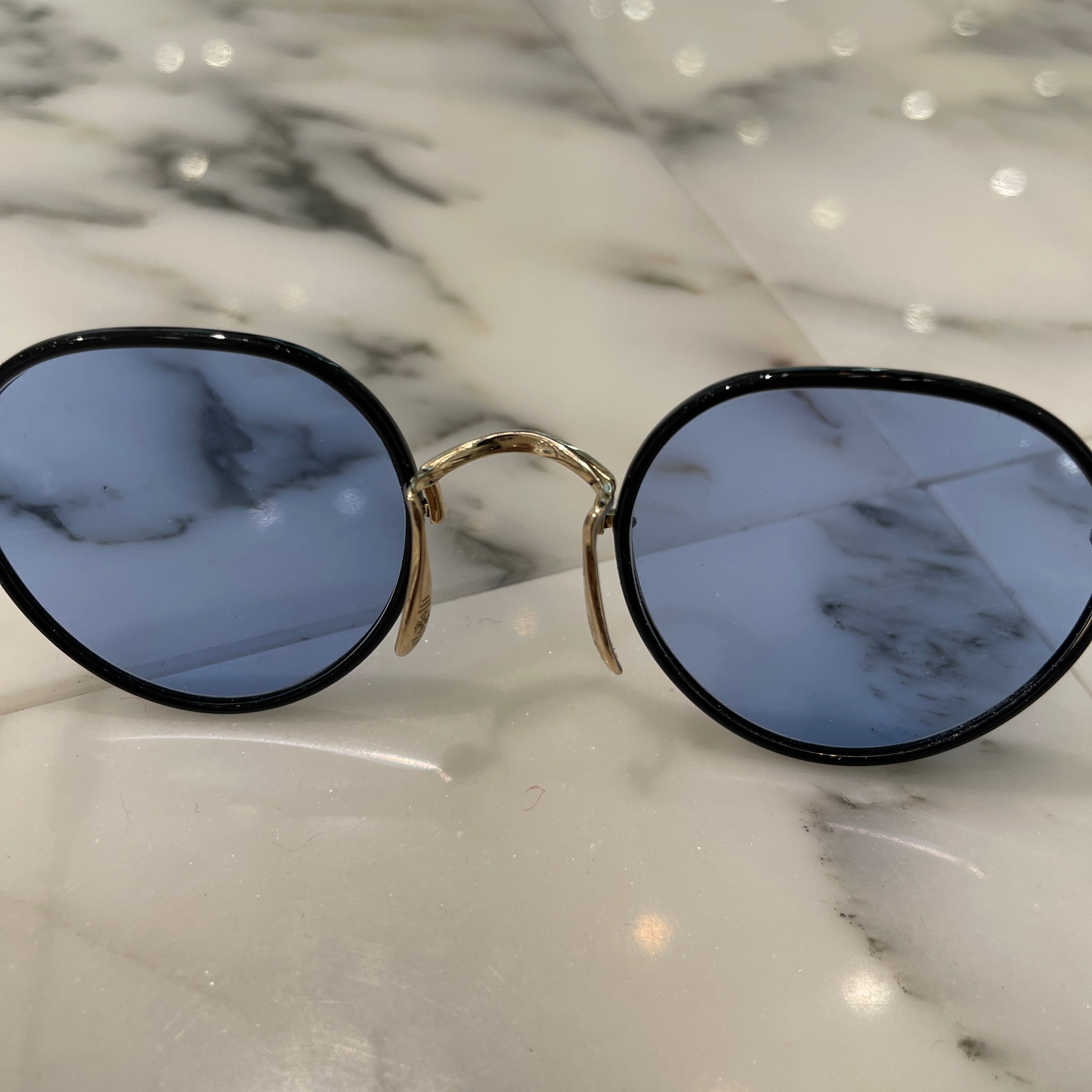 CHROME HEARTS ORALGAMI Cross Temple Metal Sunglasses クロムハーツ クロス テンプル メタル サングラス