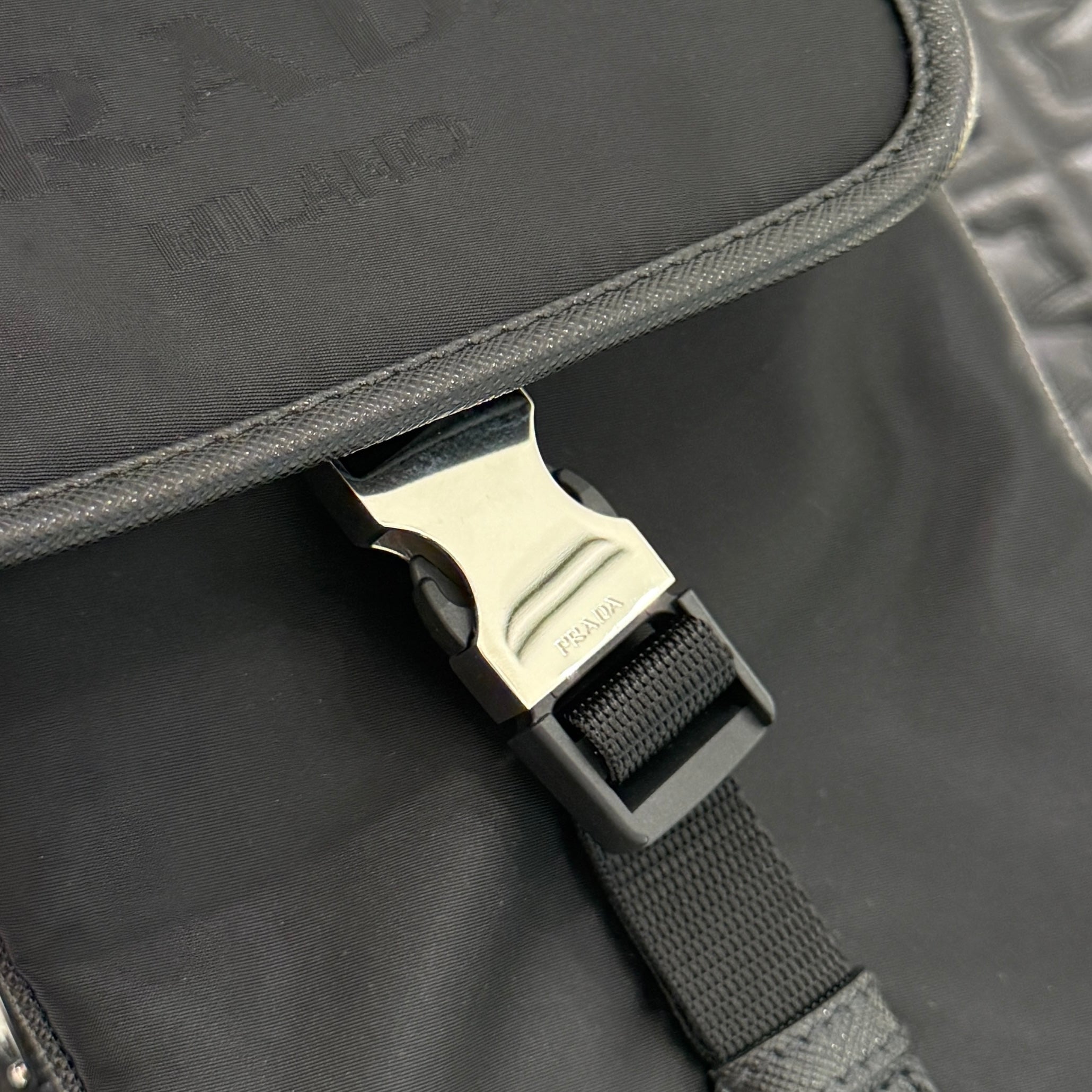PRADA Saffiano/Tessuto Shoulder bag 2VD028 プラダ サフィアーノ