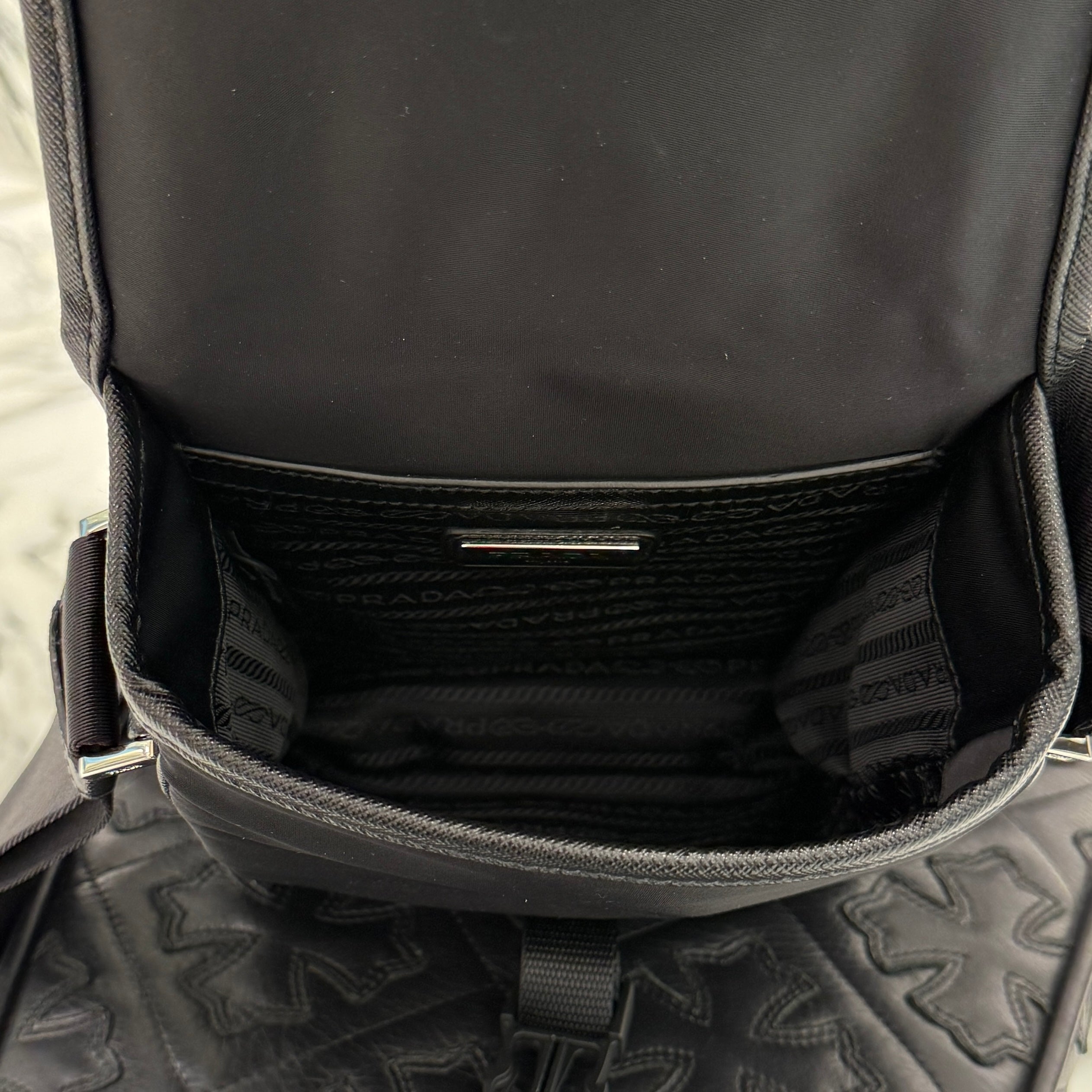 PRADA Saffiano/Tessuto Shoulder bag 2VD028 プラダ サフィアーノ/テスート ショルダーバッグ