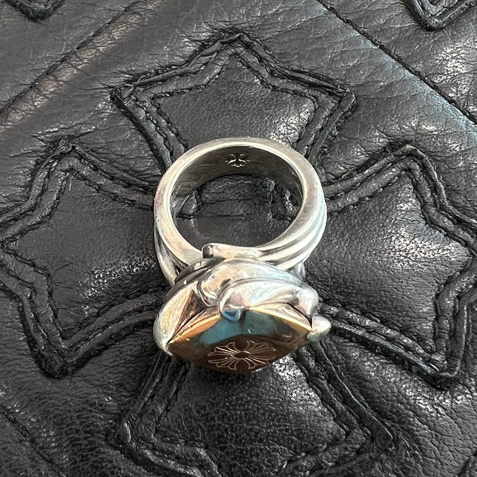 CHROME HEARTS COCK TAIL #4 CH Plus Ring Size 9号 クロムハーツ カクテル＃4 CHプラス リング サイズ9号