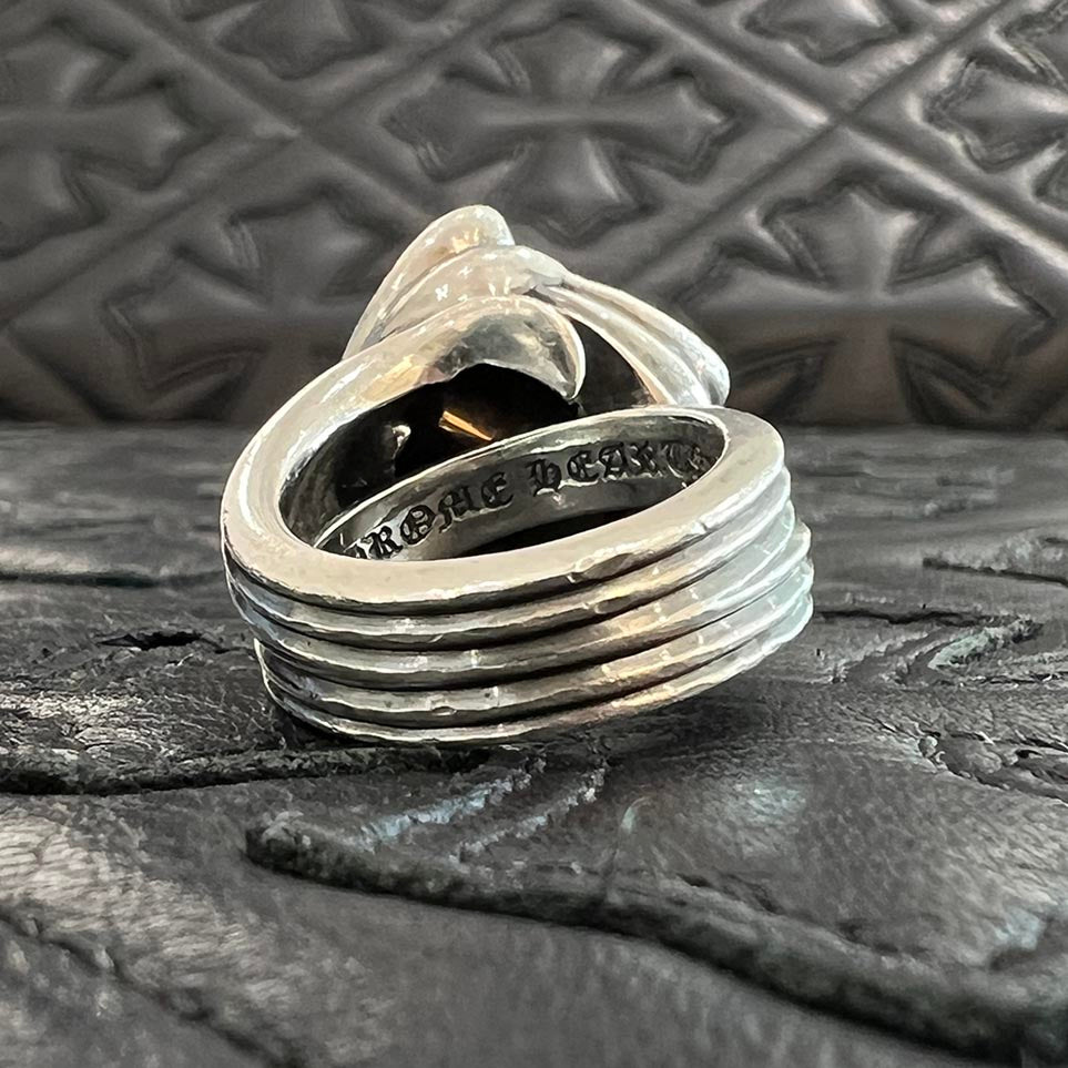 CHROME HEARTS COCK TAIL #4 CH Plus Ring Size 9号 クロムハーツ カクテル＃4 CHプラス リング サイズ9号