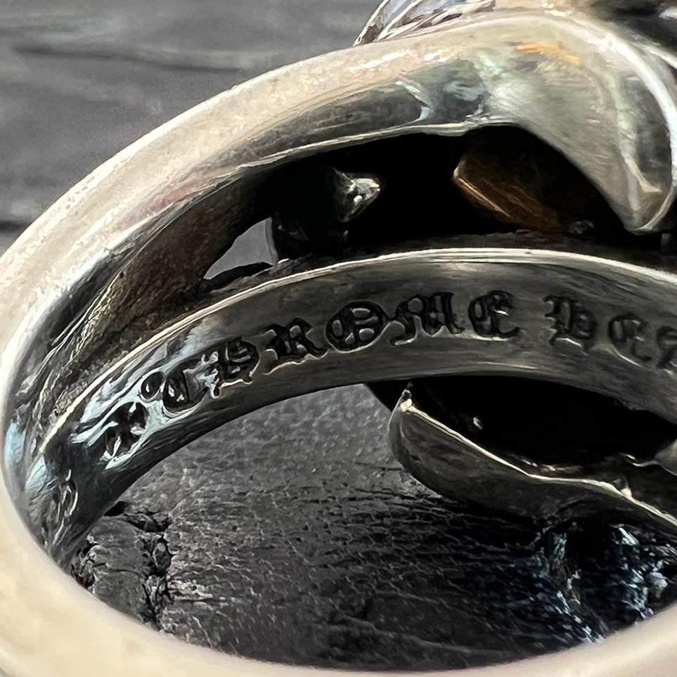 CHROME HEARTS COCK TAIL #4 CH Plus Ring Size 9号 クロムハーツ カクテル＃4 CHプラス リング サイズ9号