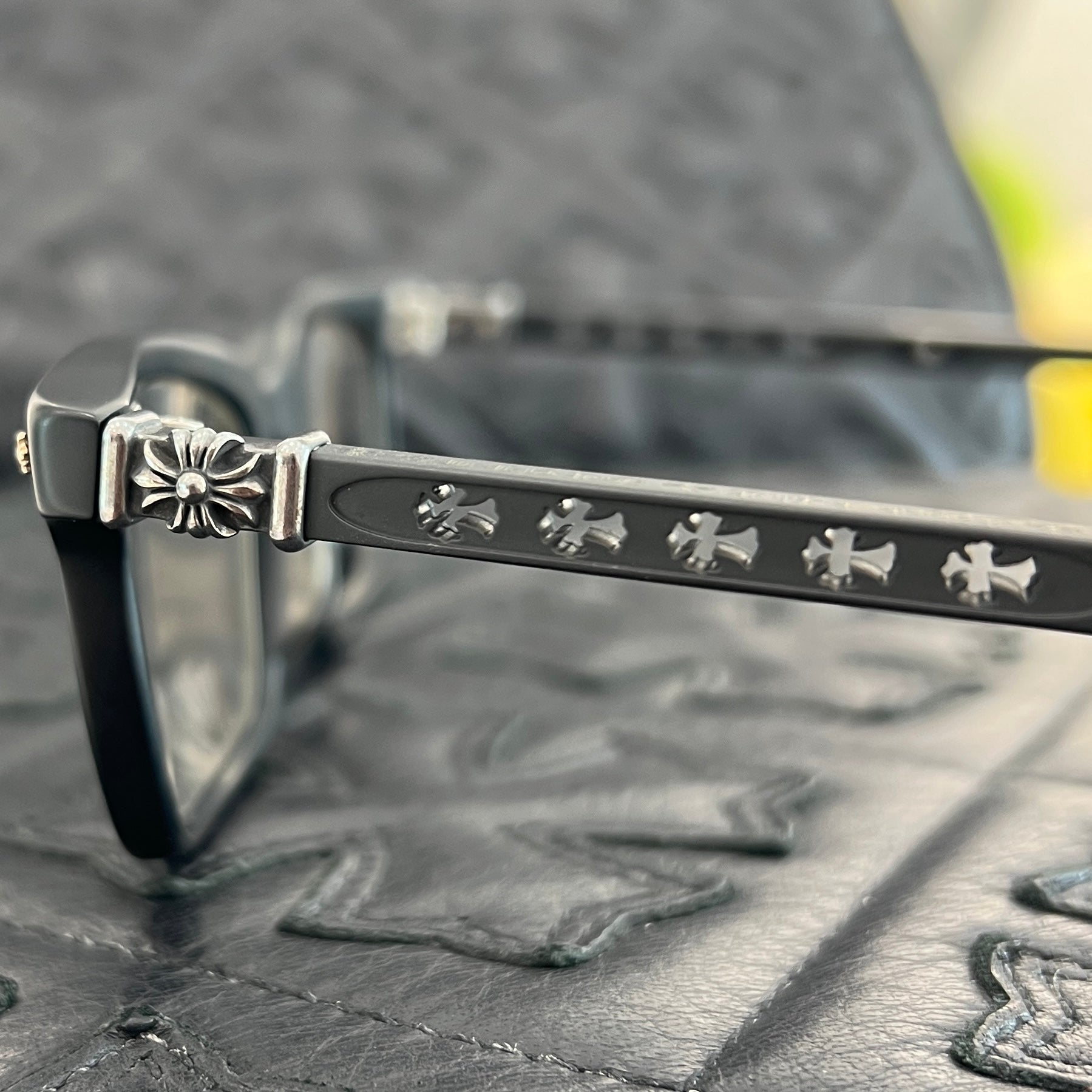 CHROME HEARTS FUN HATCH II-A Sunglasses Size 52□18-155 クロム
