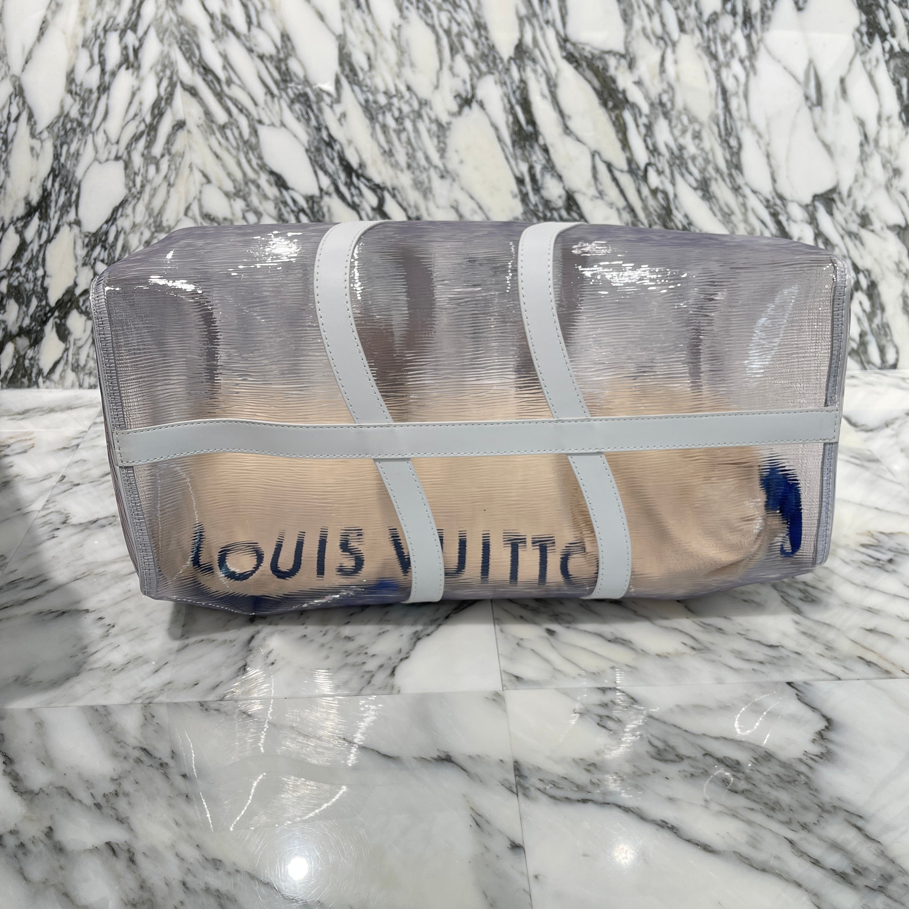 LOUIS VUITTON 2019SS Epi Keepall Bandouliere 50 M55814 ルイヴィトン エピ プラージュ キーポル バンドリエール 50